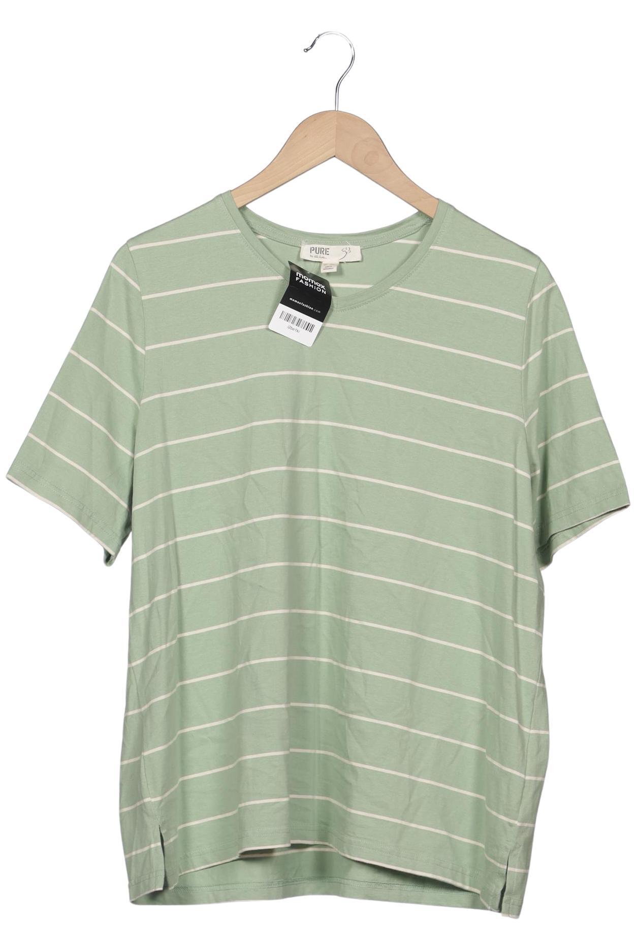 

Pure by Ulla Popken Damen T-Shirt, hellgrün, Gr. 46