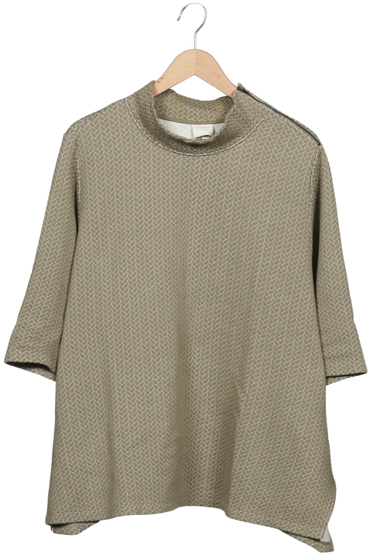 

Pure by Ulla Popken Damen Sweatshirt, grün, Gr. 50