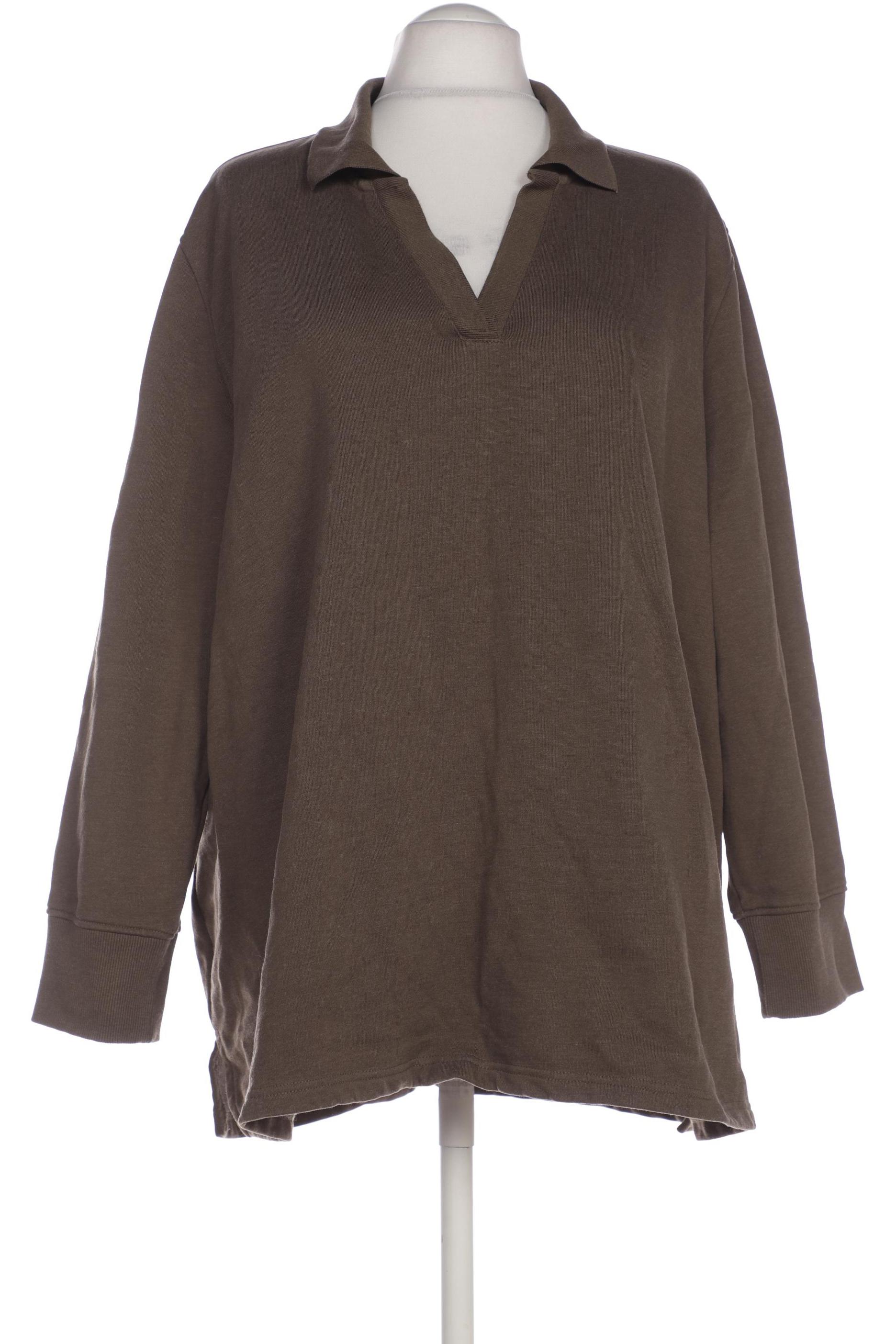 

Pure by Ulla Popken Damen Sweatshirt, grün, Gr. 54