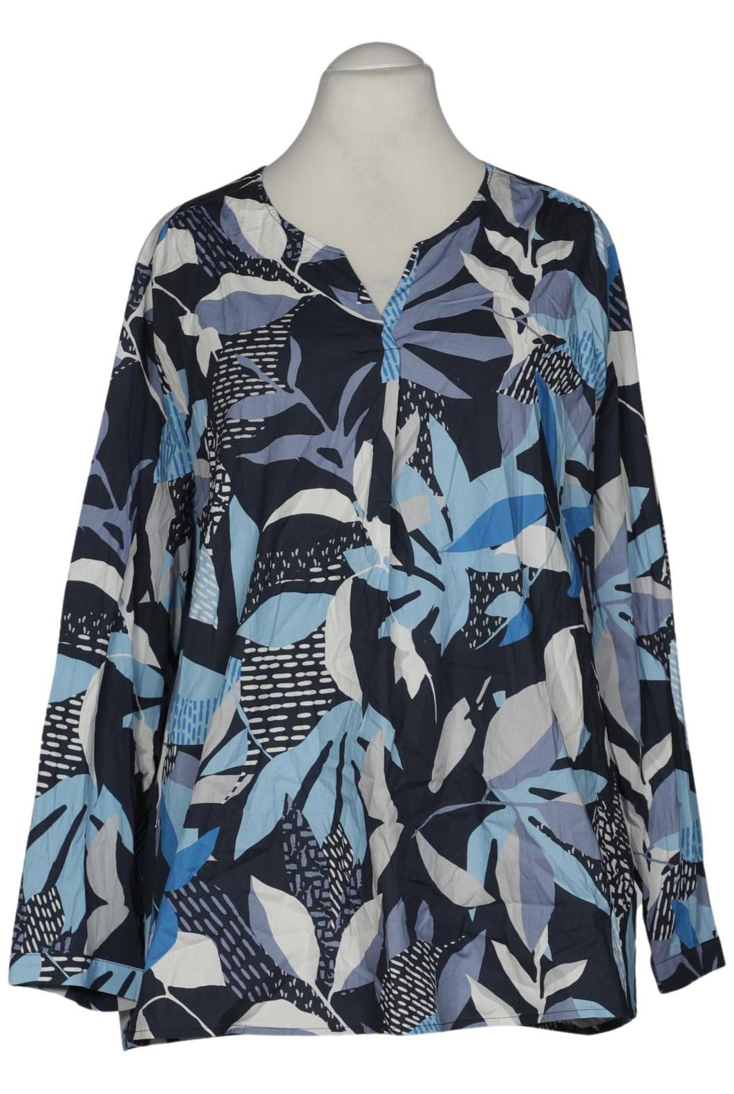 

Pure by Ulla Popken Damen Bluse, mehrfarbig, Gr. 52