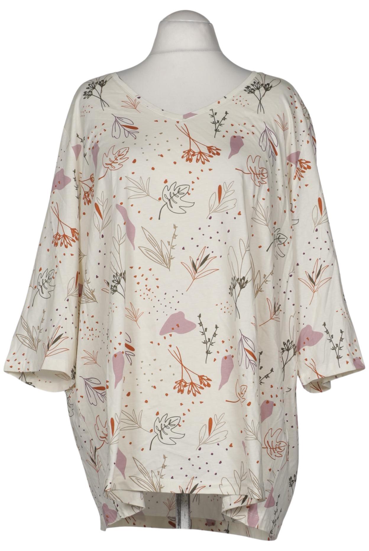 

Pure by Ulla Popken Damen T-Shirt, cremeweiß, Gr. 54