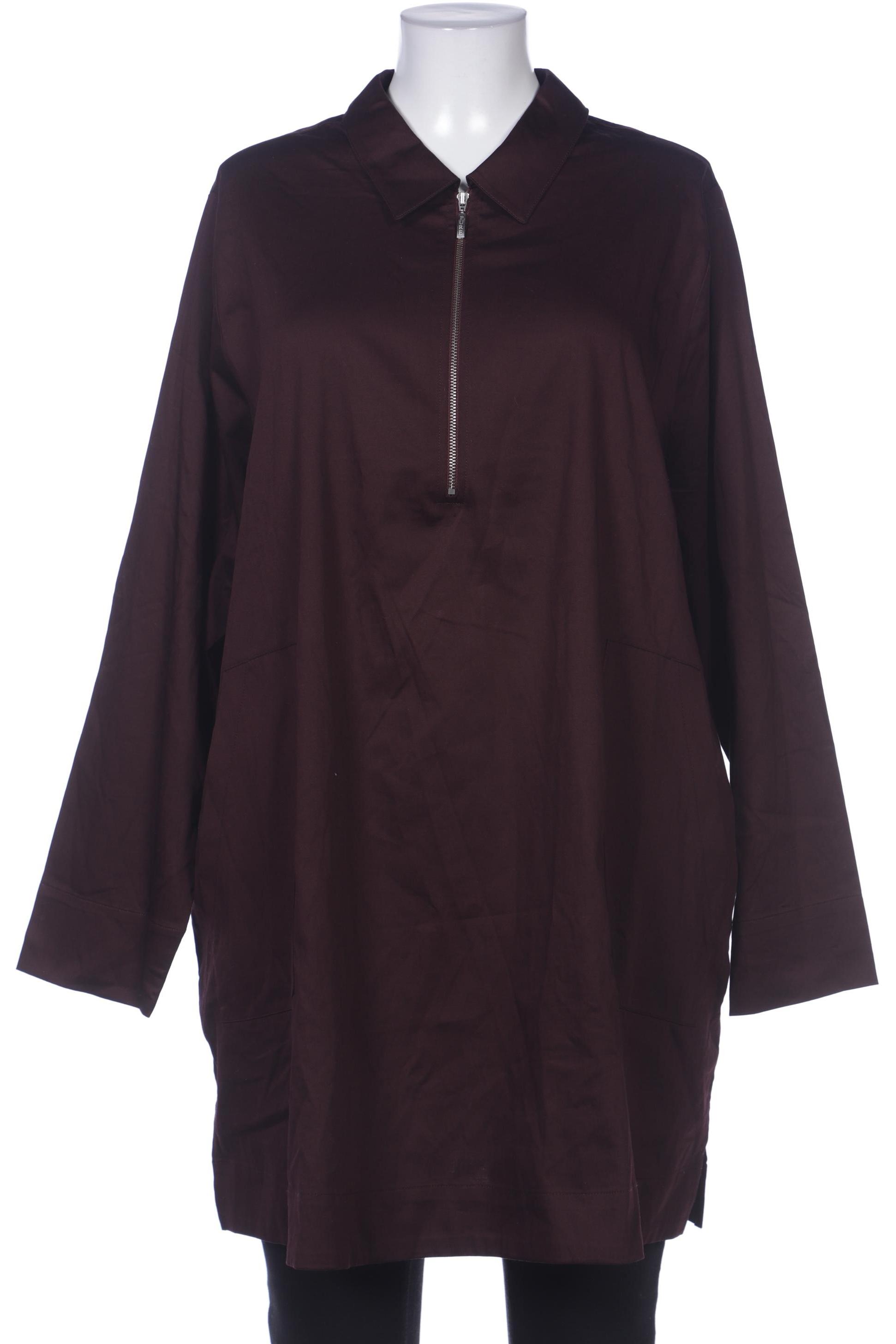 

Pure by Ulla Popken Damen Bluse, bordeaux, Gr. 50