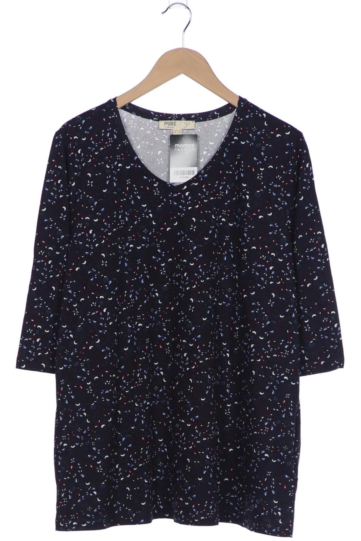 

Pure by Ulla Popken Damen Langarmshirt, marineblau, Gr. 46