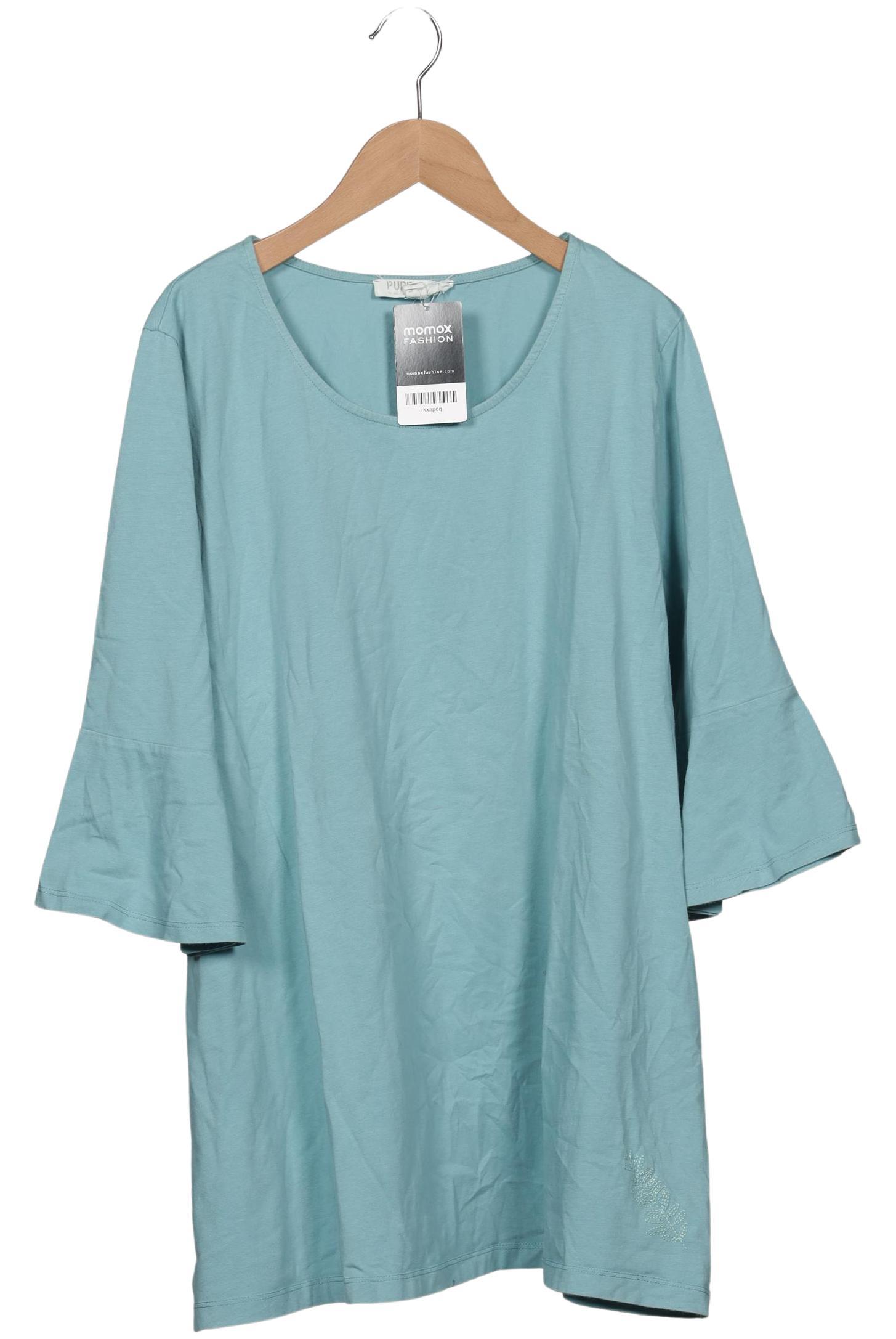 

Pure by Ulla Popken Damen T-Shirt, türkis, Gr. 50