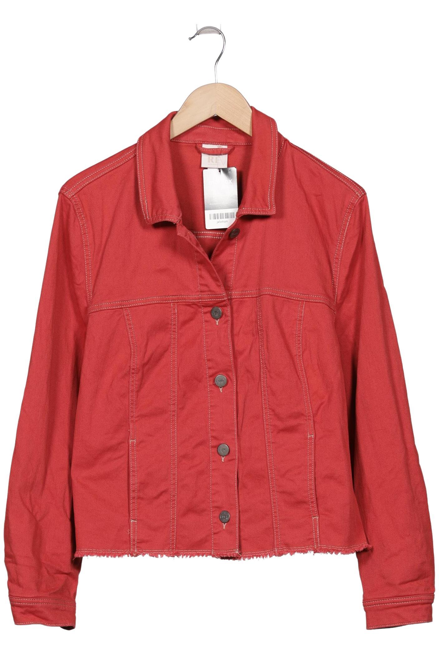 

Pure by Ulla Popken Damen Jacke, rot, Gr. 46