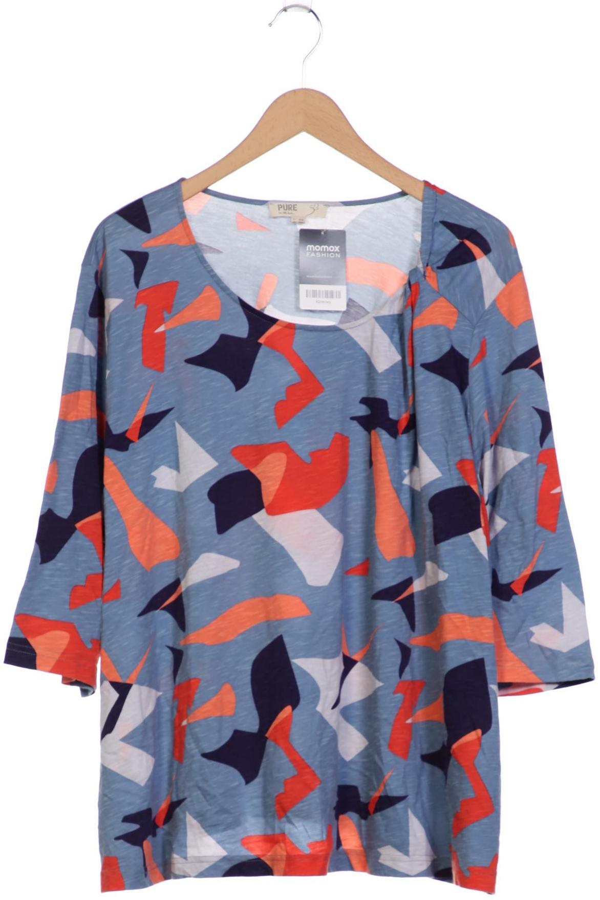 

Pure by Ulla Popken Damen Langarmshirt, blau, Gr. 34