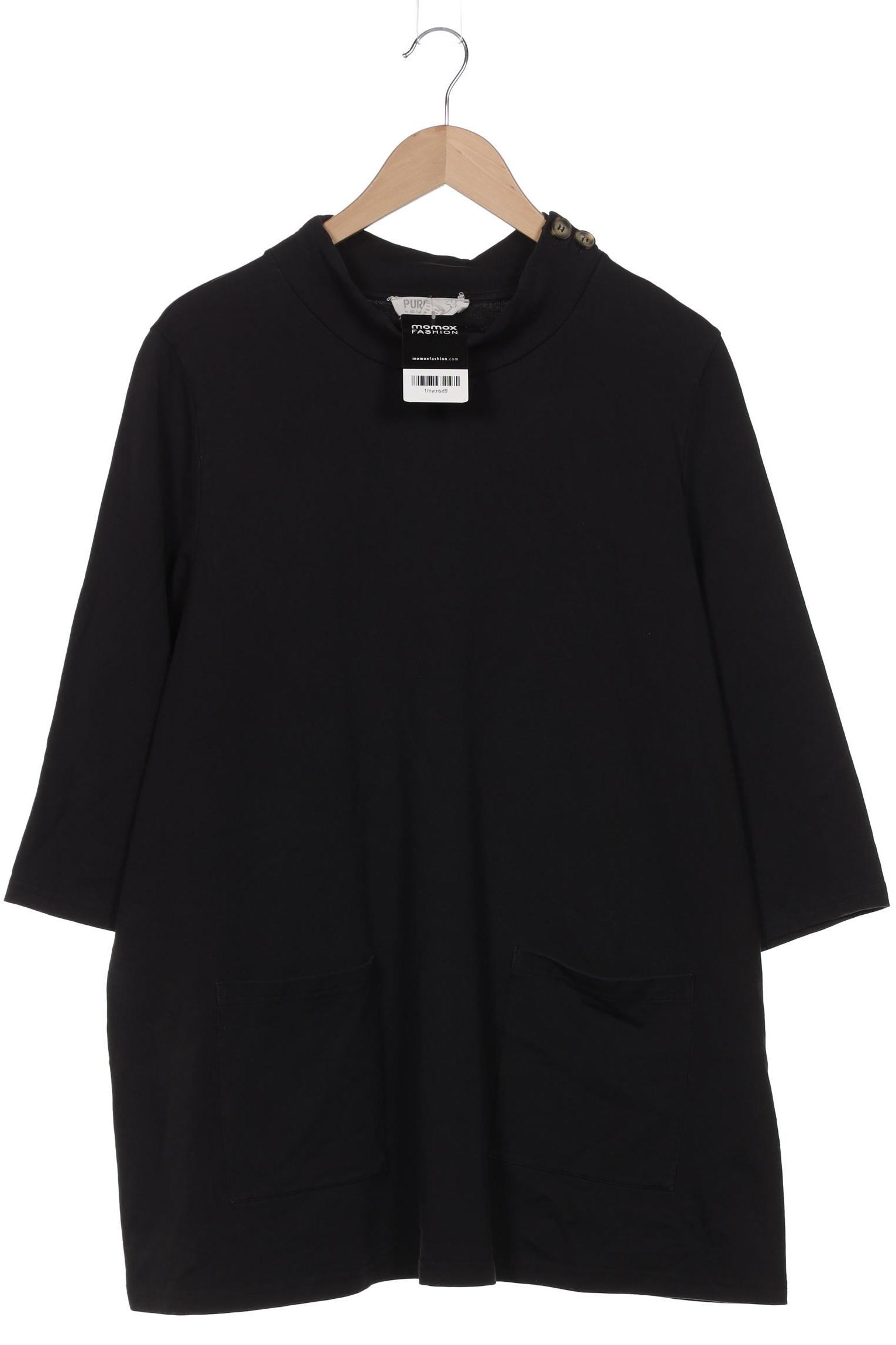 

Pure by Ulla Popken Damen Sweatshirt, schwarz, Gr. 46