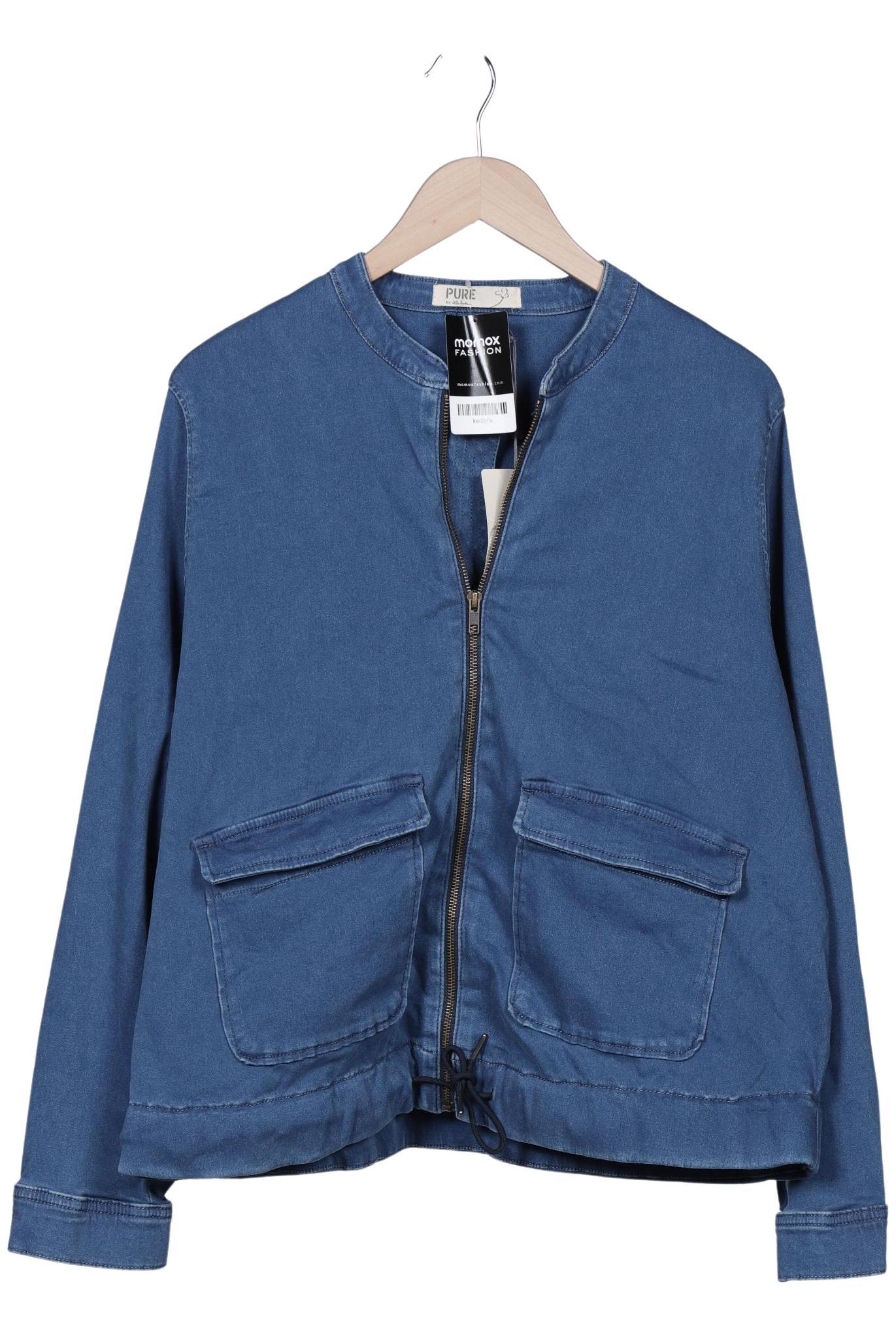 

Pure by Ulla Popken Damen Jacke, blau, Gr. 46