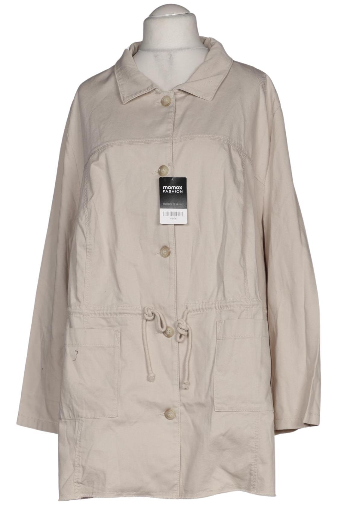 

Pure by Ulla Popken Damen Jacke, beige, Gr. 58