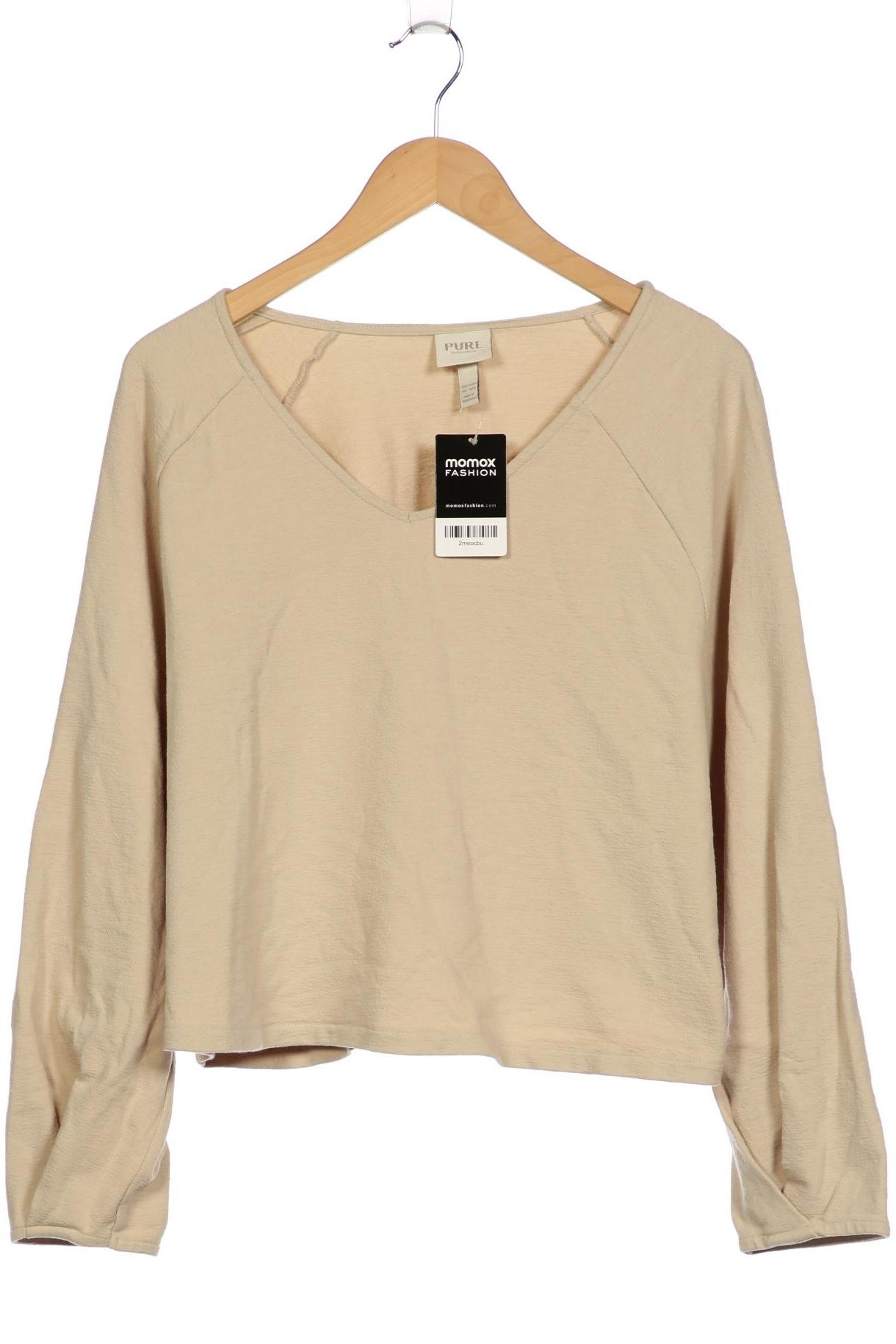 

Pure by Ulla Popken Damen Langarmshirt, beige, Gr. 46