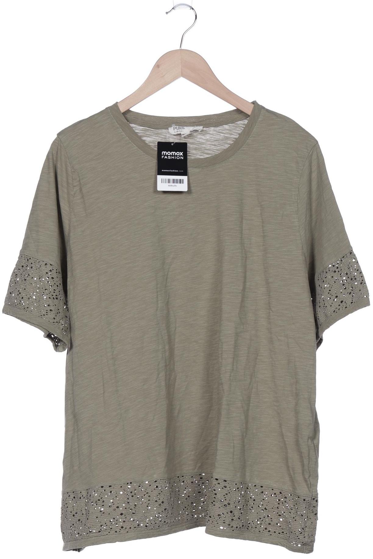 

Pure by Ulla Popken Damen T-Shirt, grün, Gr. 50