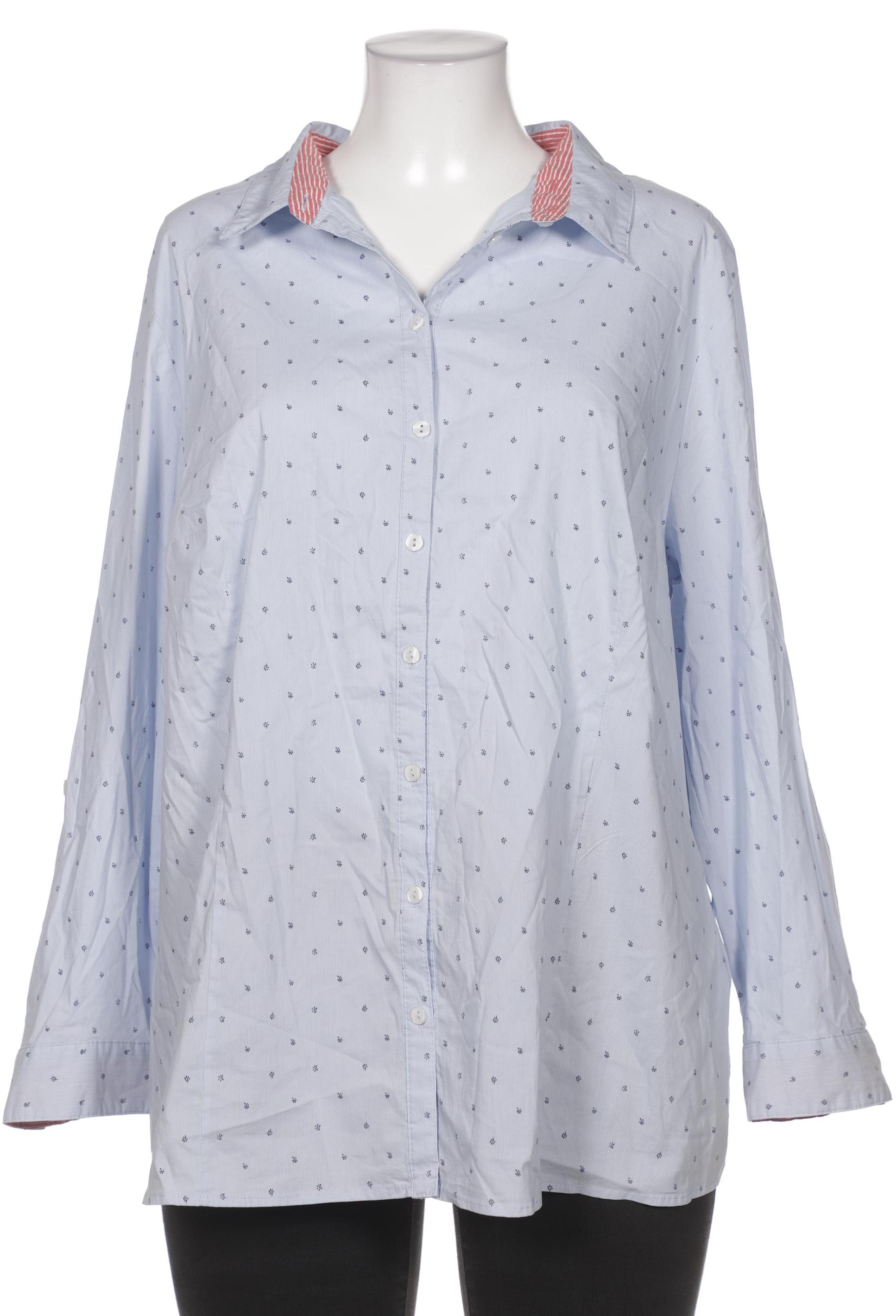 

Pure by Ulla Popken Damen Bluse, hellblau, Gr. 50