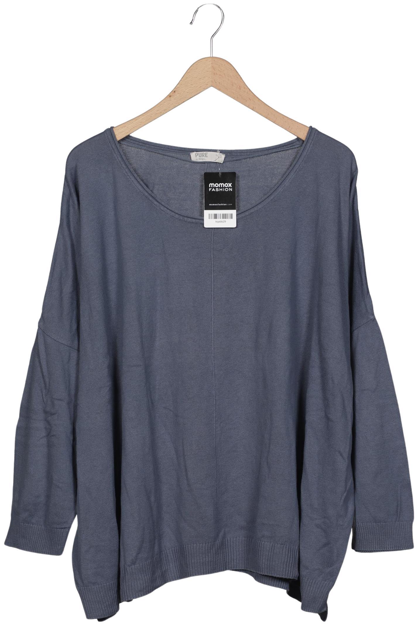 

Pure by Ulla Popken Damen Pullover, blau, Gr. 48