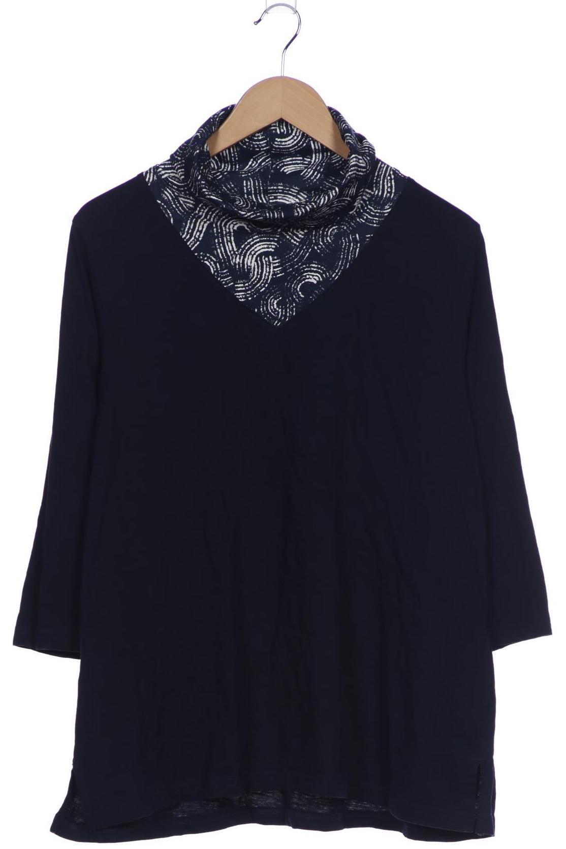 

Pure by Ulla Popken Damen Langarmshirt, marineblau, Gr. 46