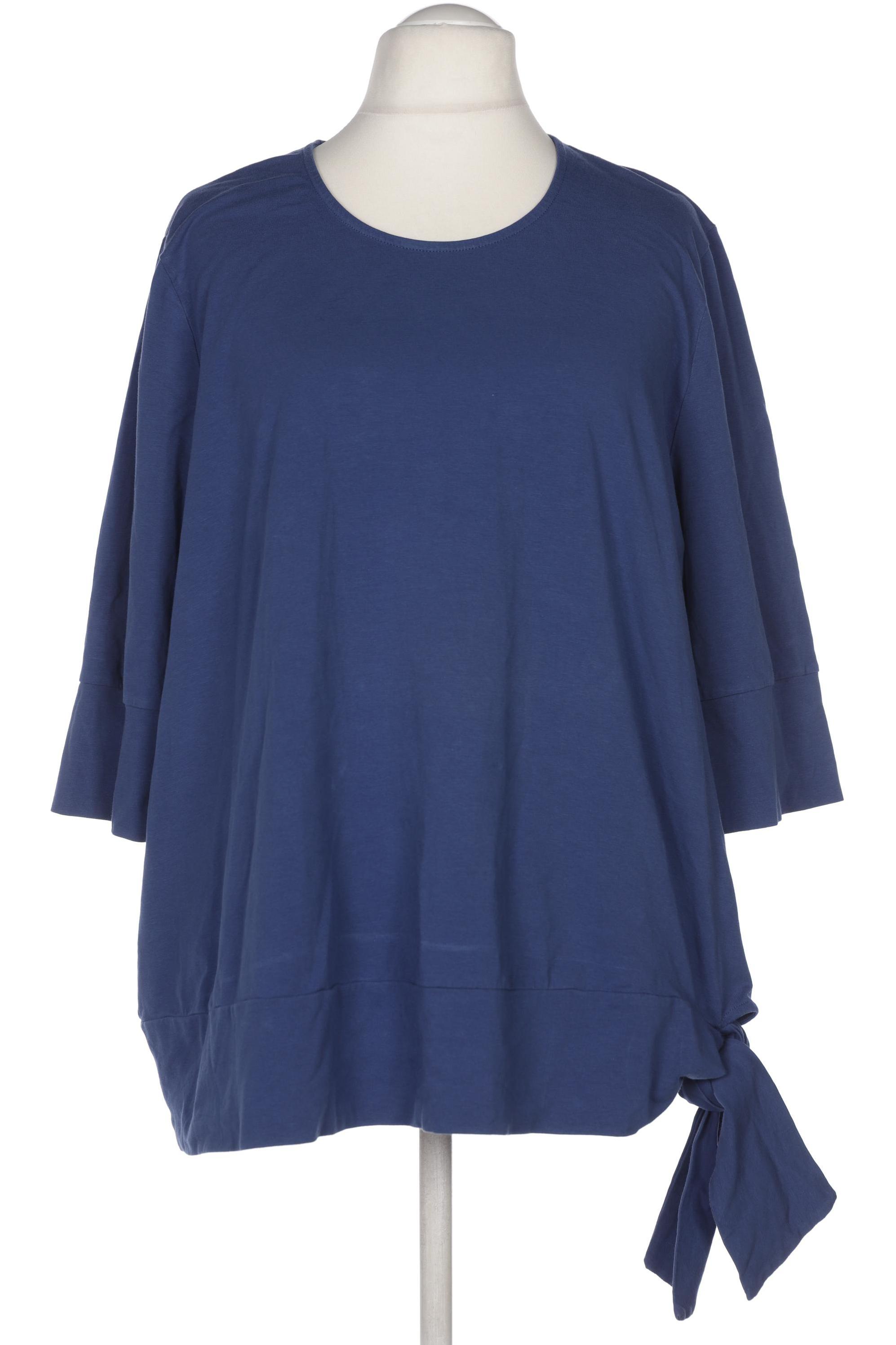 

Pure by Ulla Popken Damen Langarmshirt, blau, Gr. 24