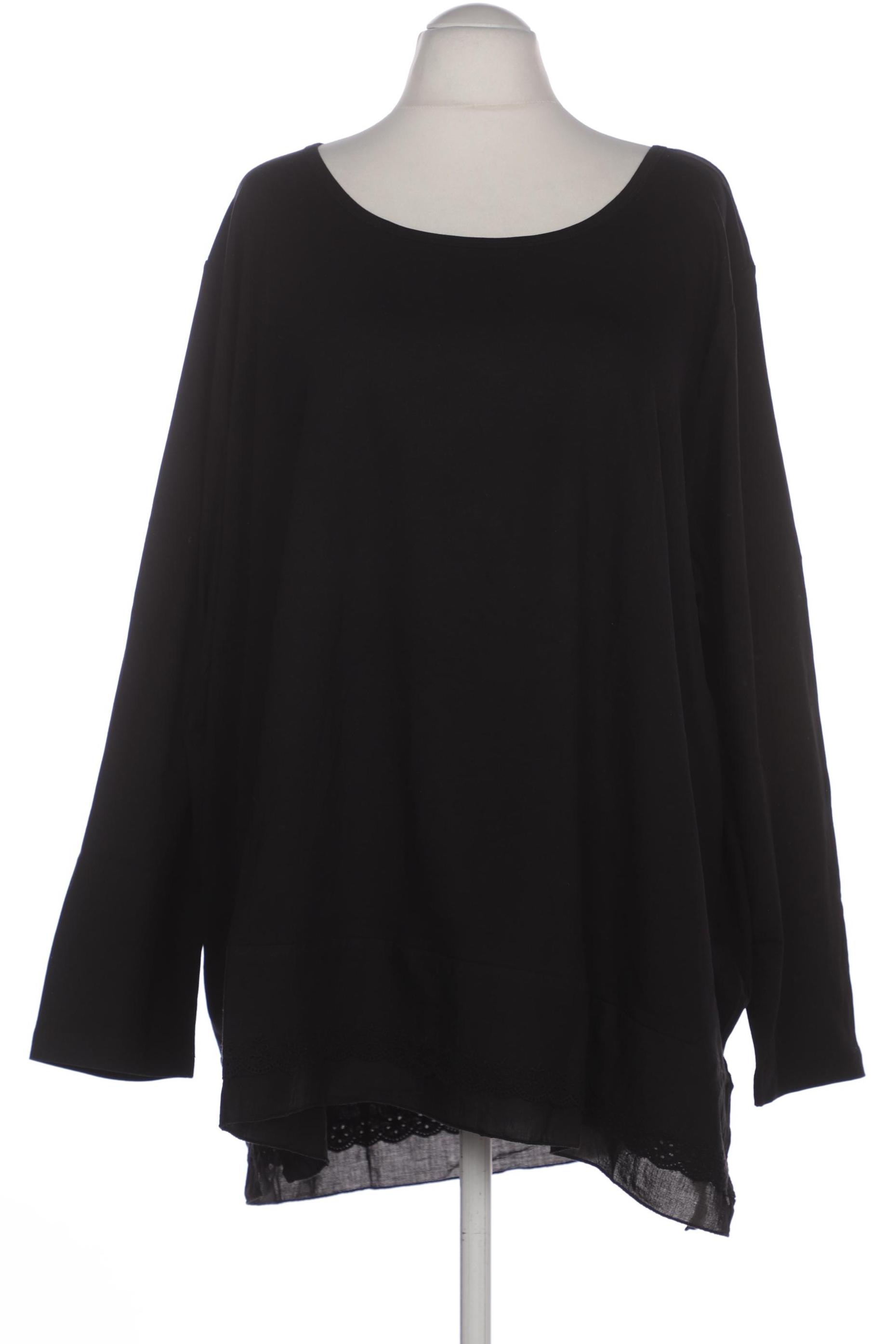 

Pure by Ulla Popken Damen Langarmshirt, schwarz, Gr. 58