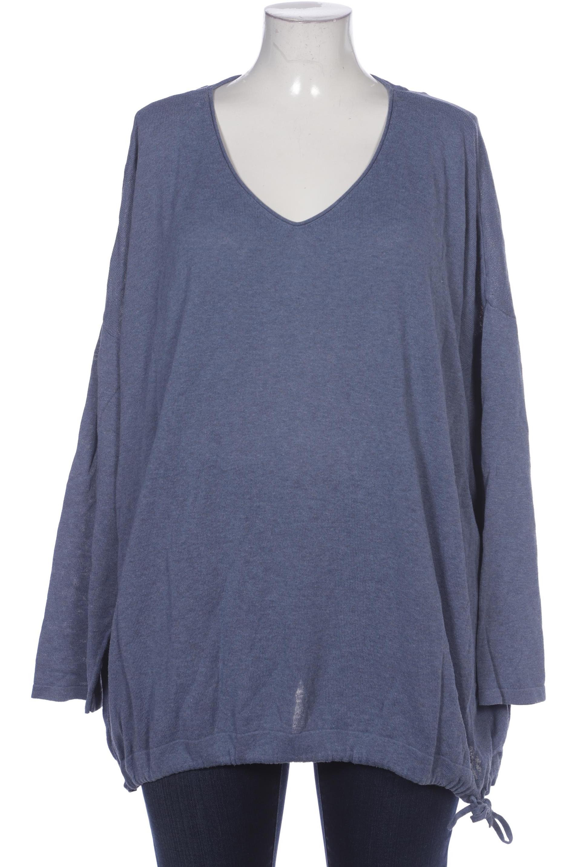 

Pure by Ulla Popken Damen Langarmshirt, blau, Gr. 50