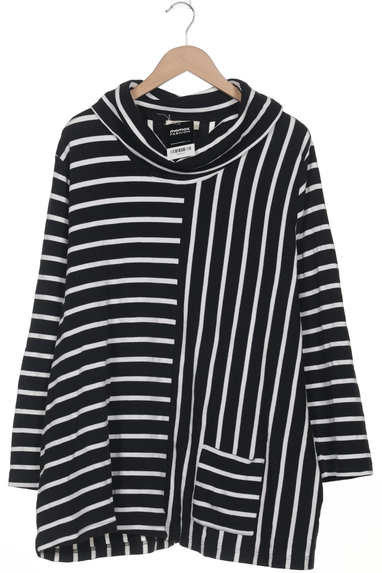 

Pure by Ulla Popken Damen Langarmshirt, schwarz, Gr. 54
