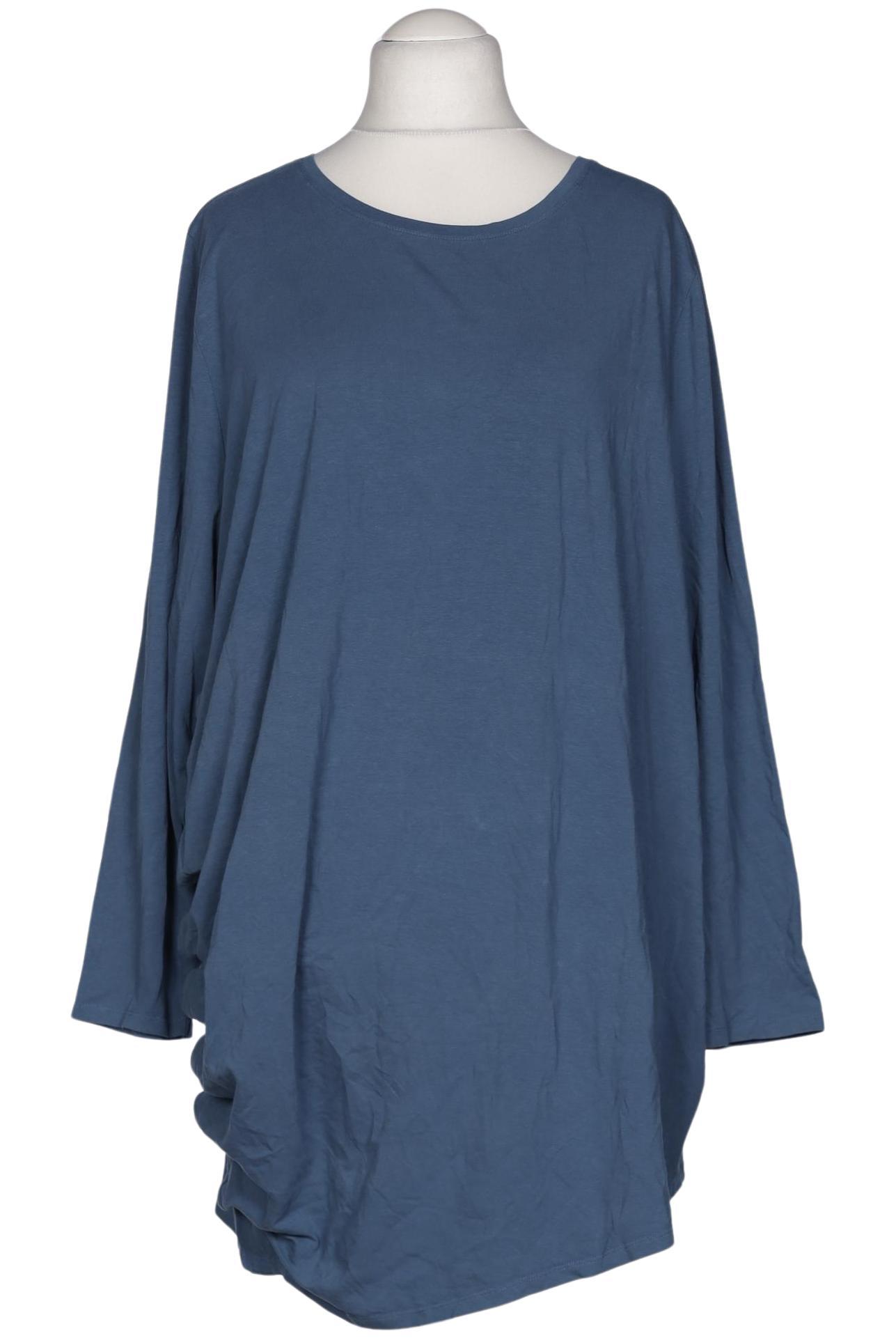 

Pure by Ulla Popken Damen Langarmshirt, blau, Gr. 58