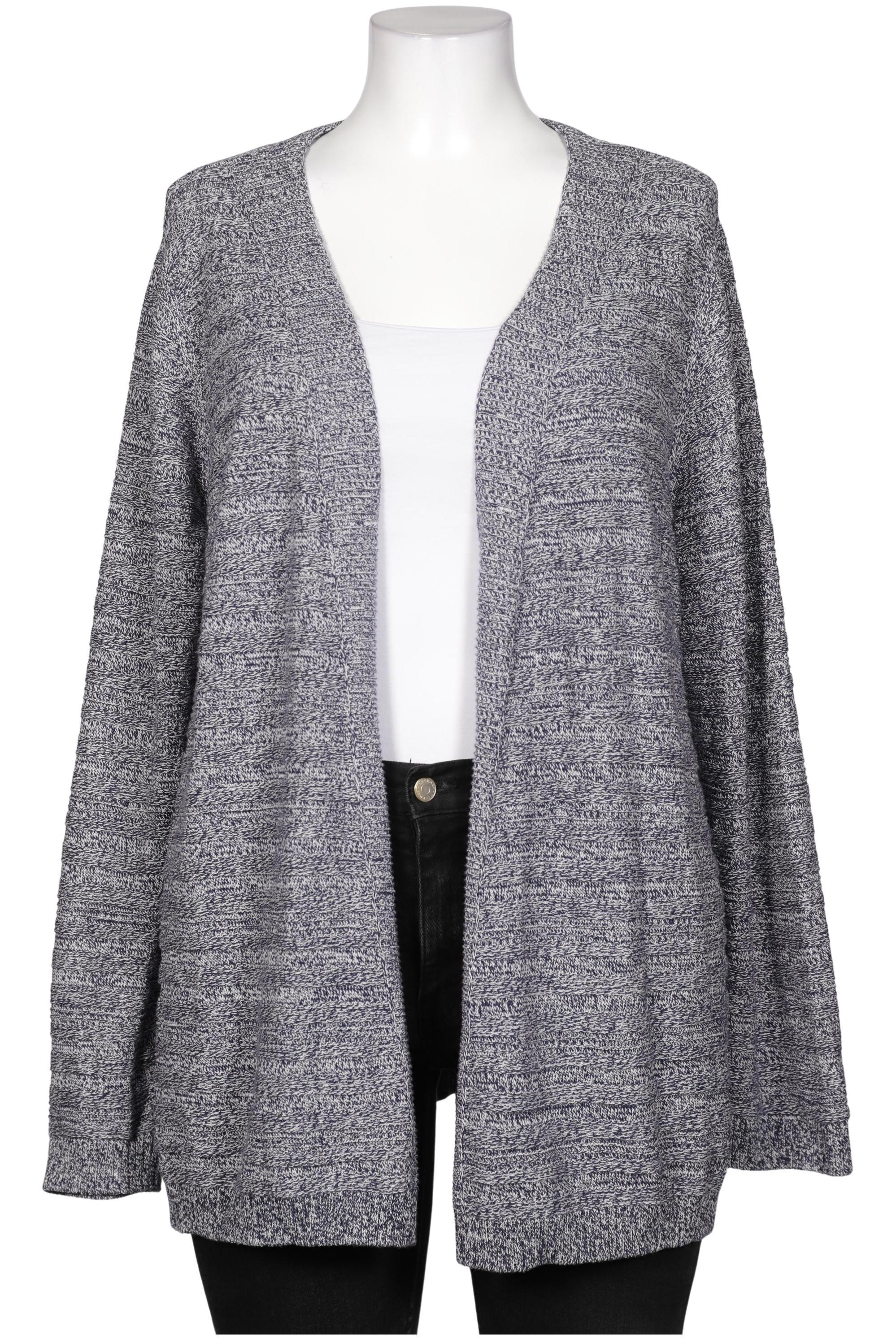 

Pure by Ulla Popken Damen Strickjacke, grau, Gr. 46