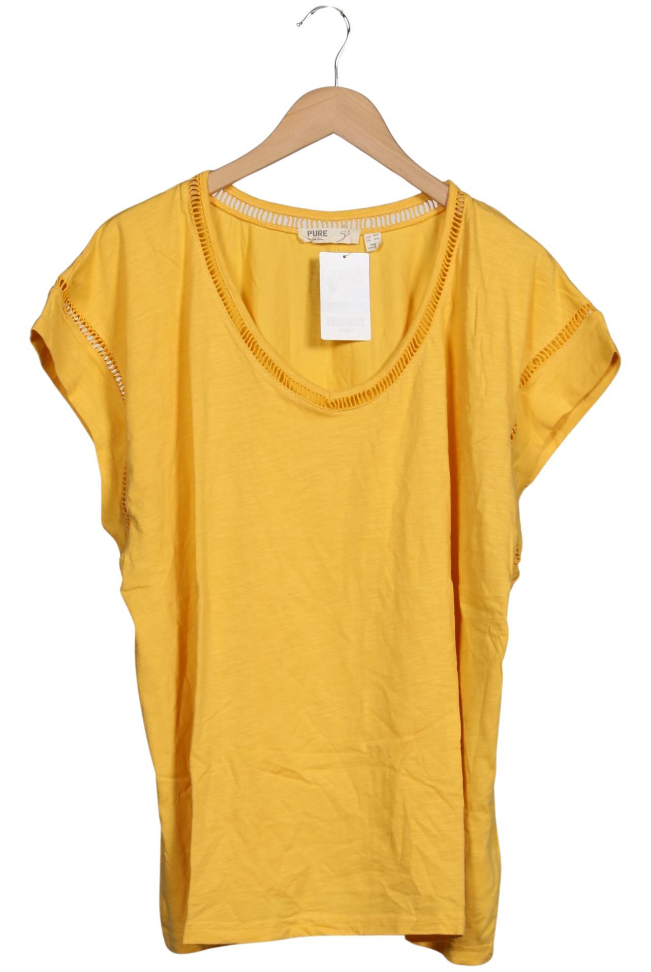 

Pure by Ulla Popken Damen T-Shirt, gelb, Gr. 50
