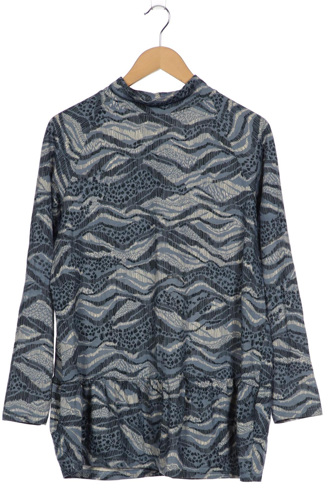 

Pure by Ulla Popken Damen Langarmshirt, blau, Gr. 42