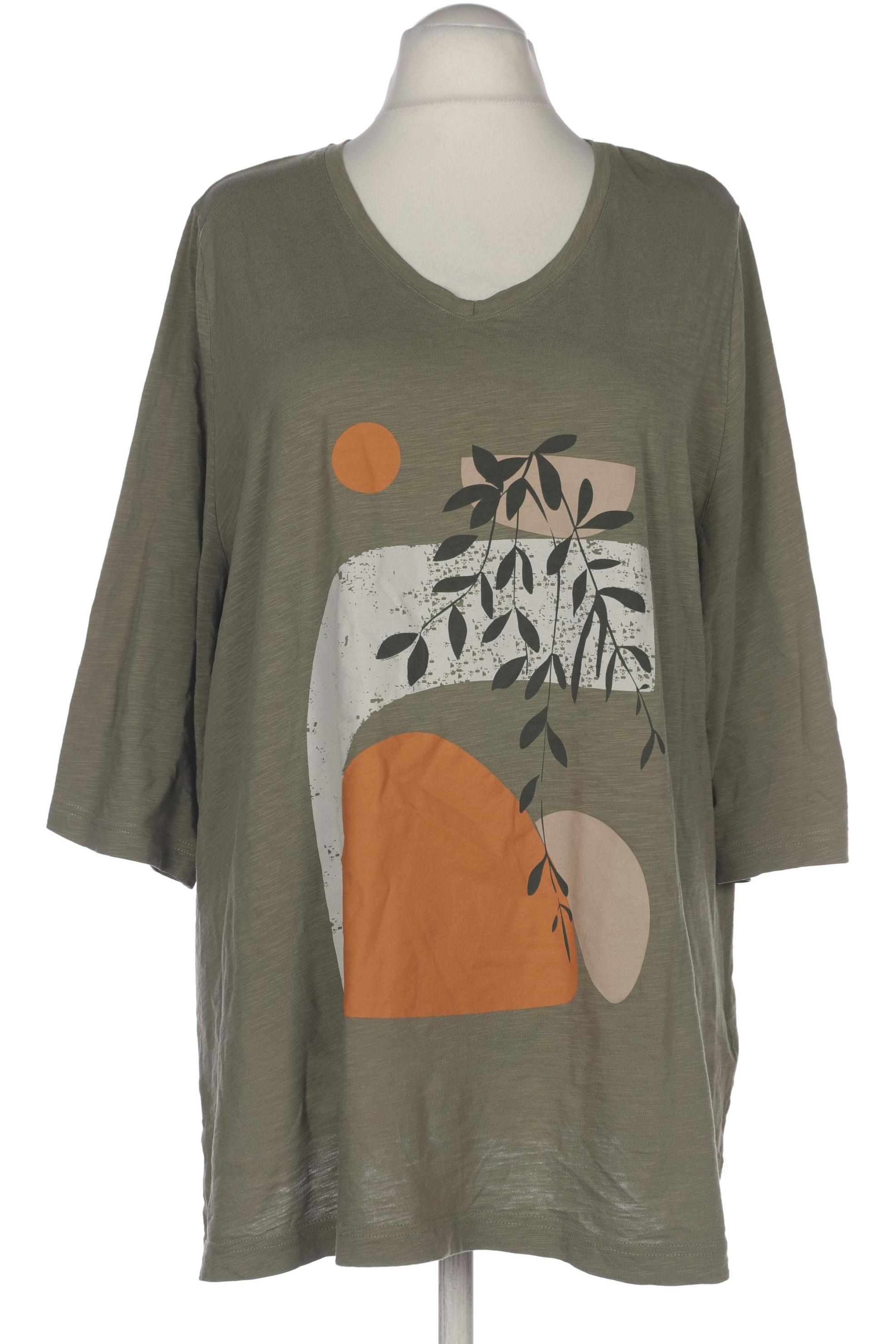 

Pure by Ulla Popken Damen T-Shirt, hellgrün, Gr. 54