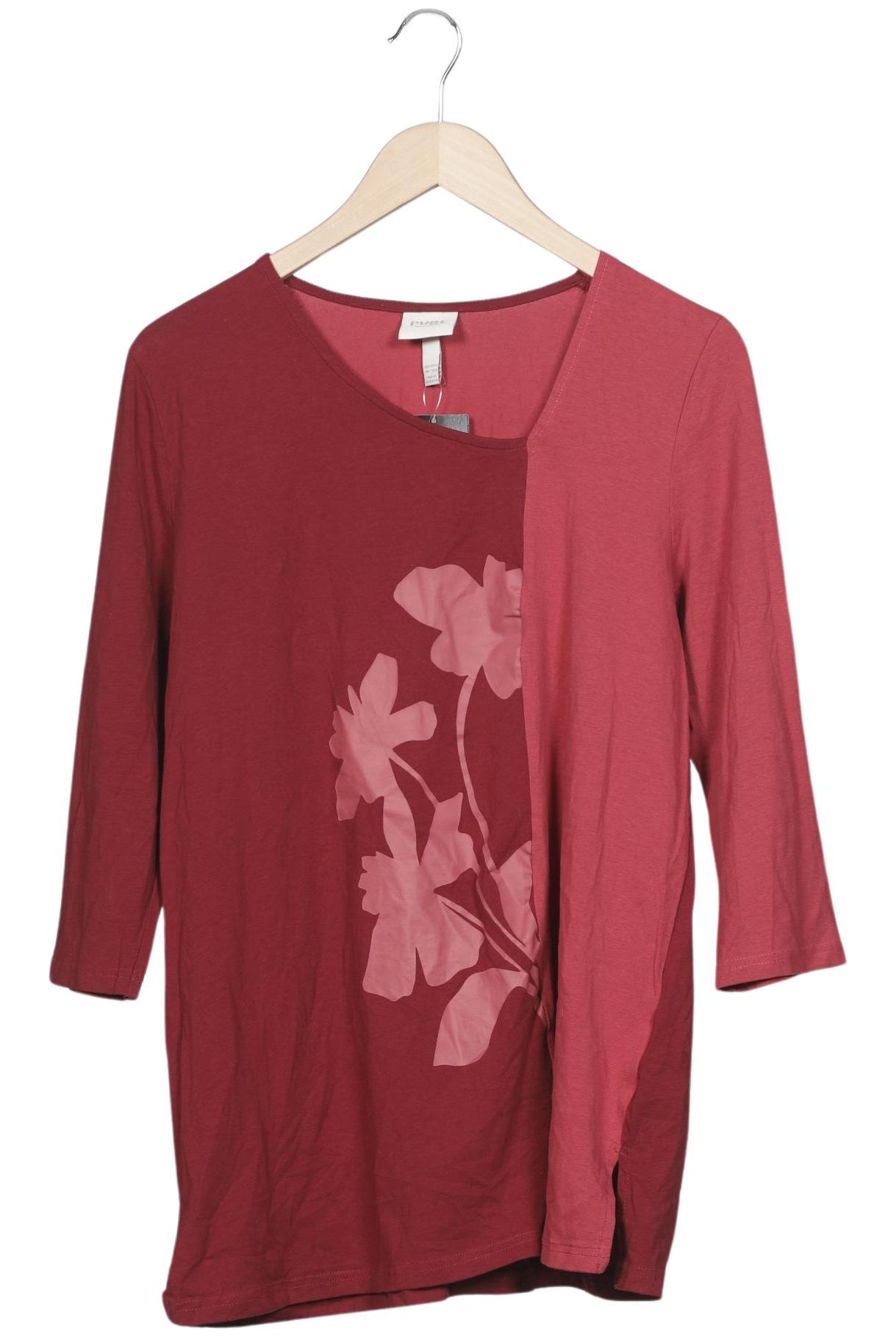 

Pure by Ulla Popken Damen Langarmshirt, rot, Gr. 42