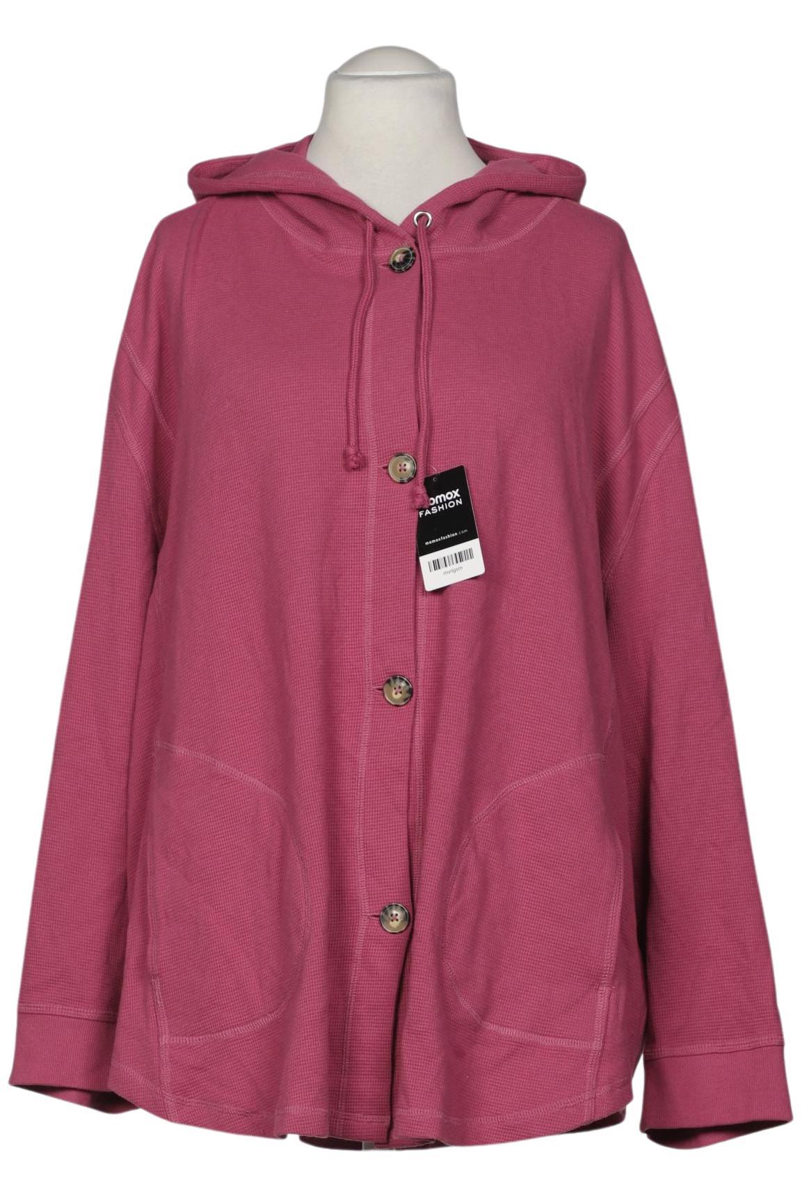 

Pure by Ulla Popken Damen Kapuzenpullover, pink, Gr. 58