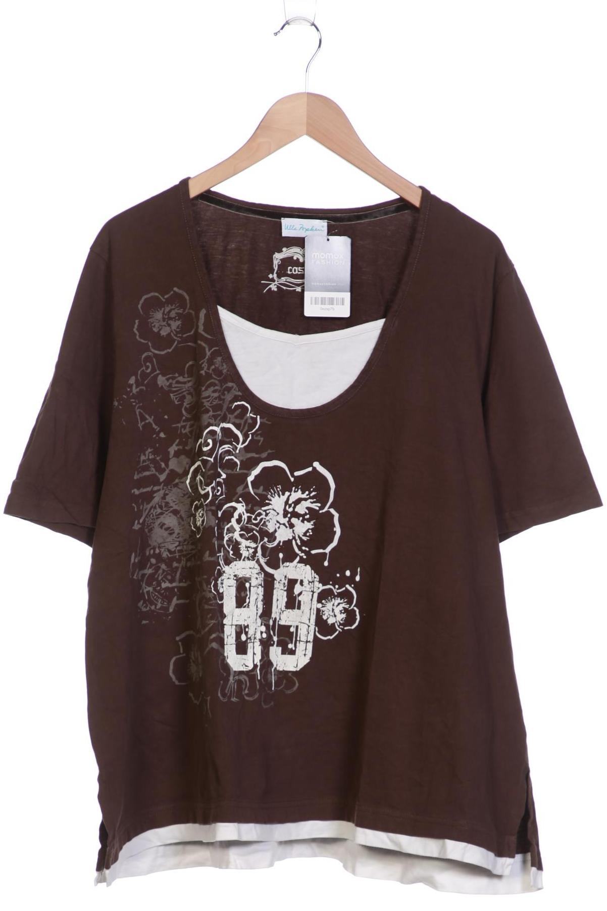 

Pure by Ulla Popken Damen T-Shirt, braun, Gr. 50