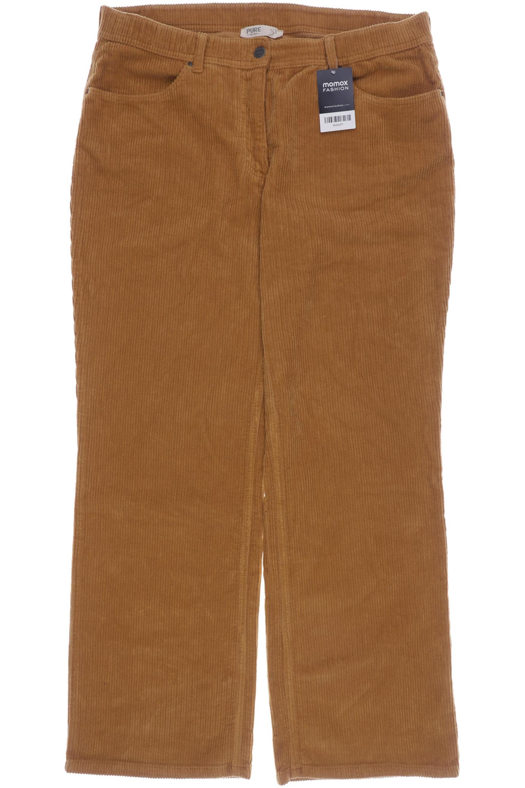 

Pure by Ulla Popken Damen Stoffhose, braun, Gr. 48