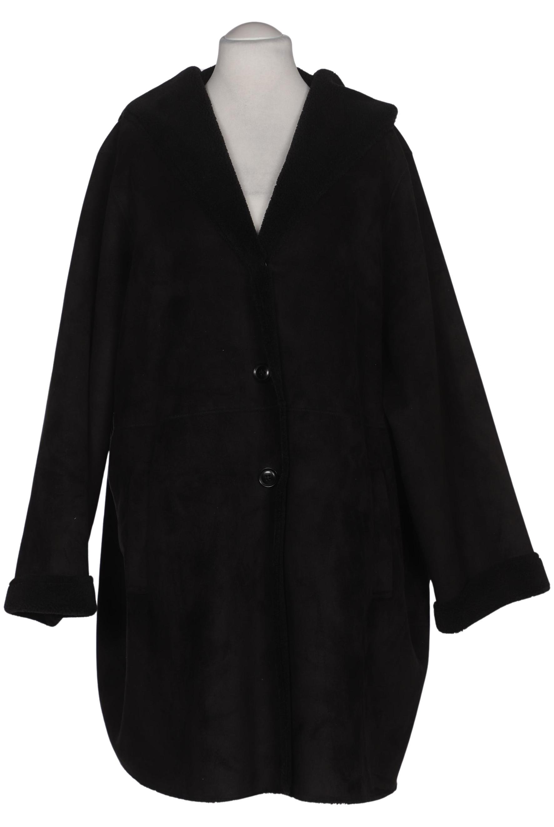 

Pure by Ulla Popken Damen Mantel, schwarz, Gr. 58