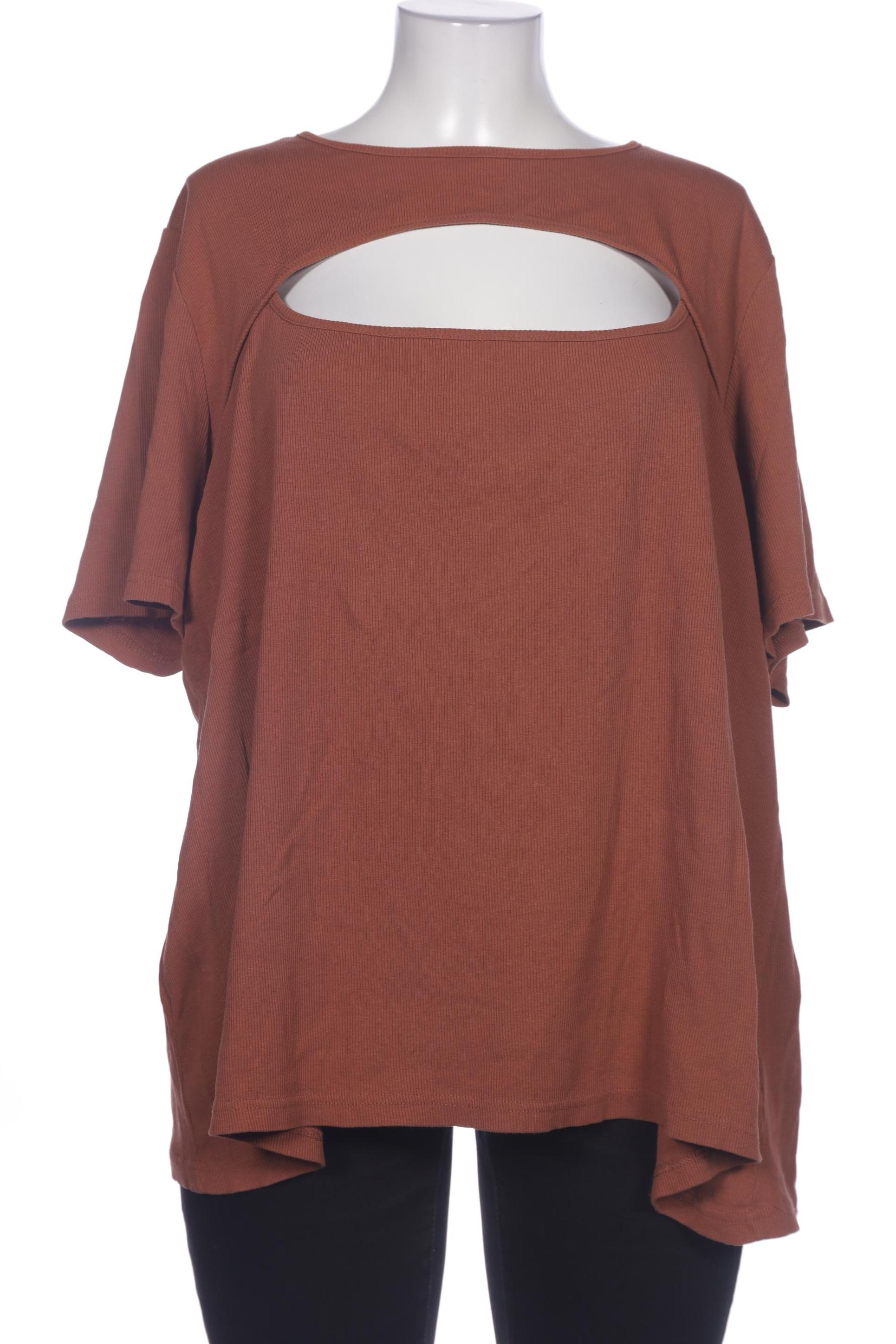

Pure by Ulla Popken Damen T-Shirt, braun, Gr. 50