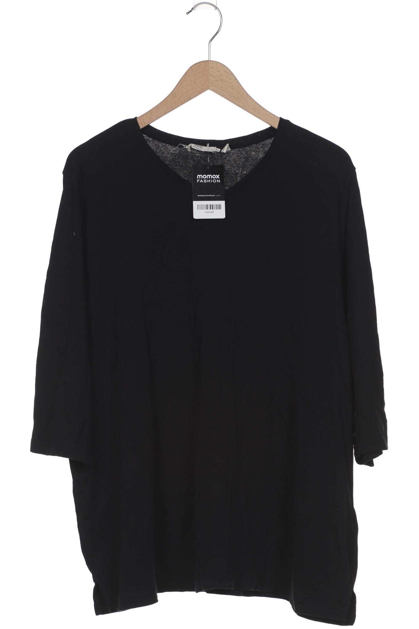 Thumbnail - Pure by Ulla Popken Damen Langarmshirt, schwarz, Gr. 50