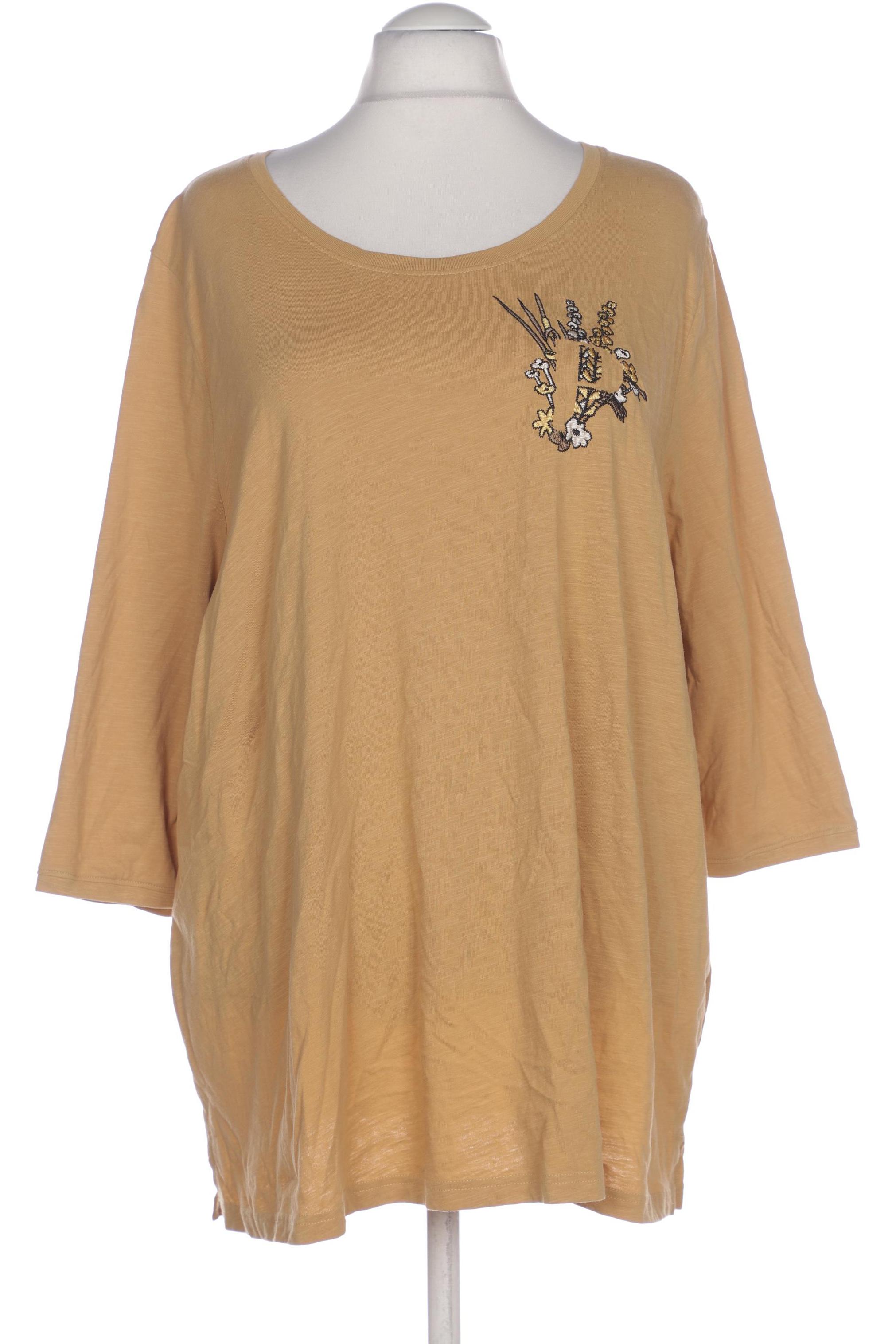 

Pure by Ulla Popken Damen T-Shirt, beige, Gr. 54