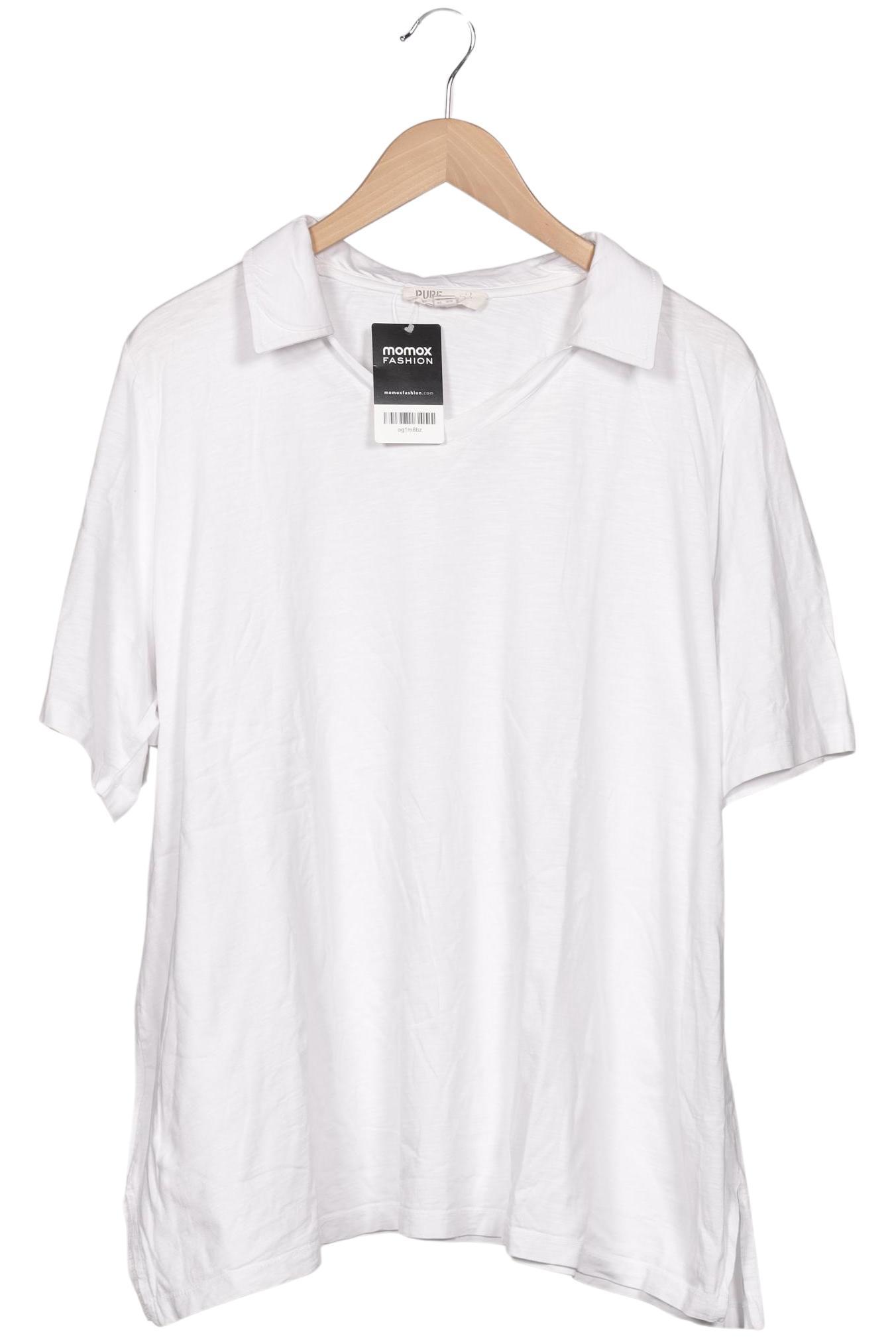 

Pure by Ulla Popken Damen T-Shirt, weiß, Gr. 50