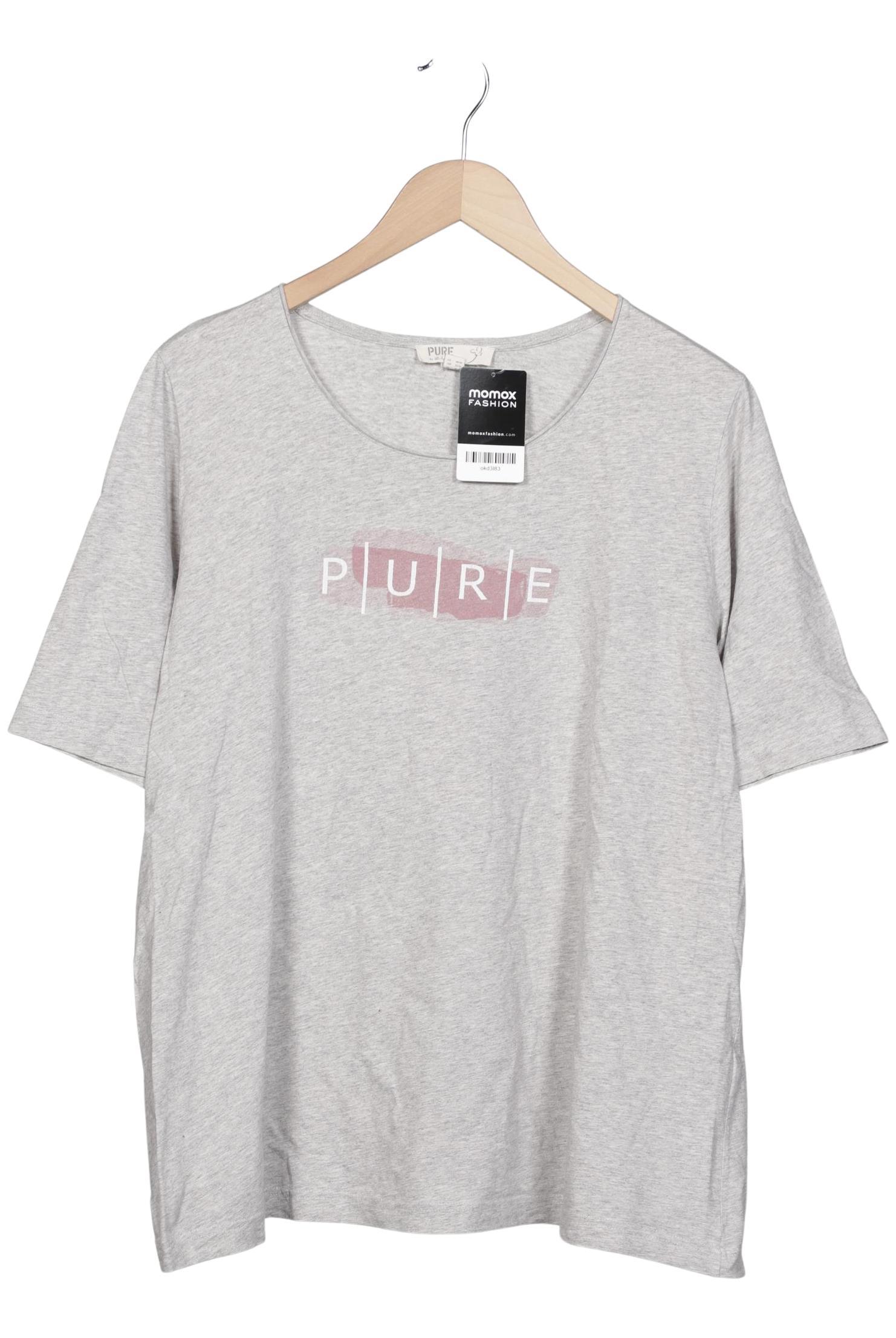 

Pure by Ulla Popken Damen T-Shirt, grau, Gr. 46