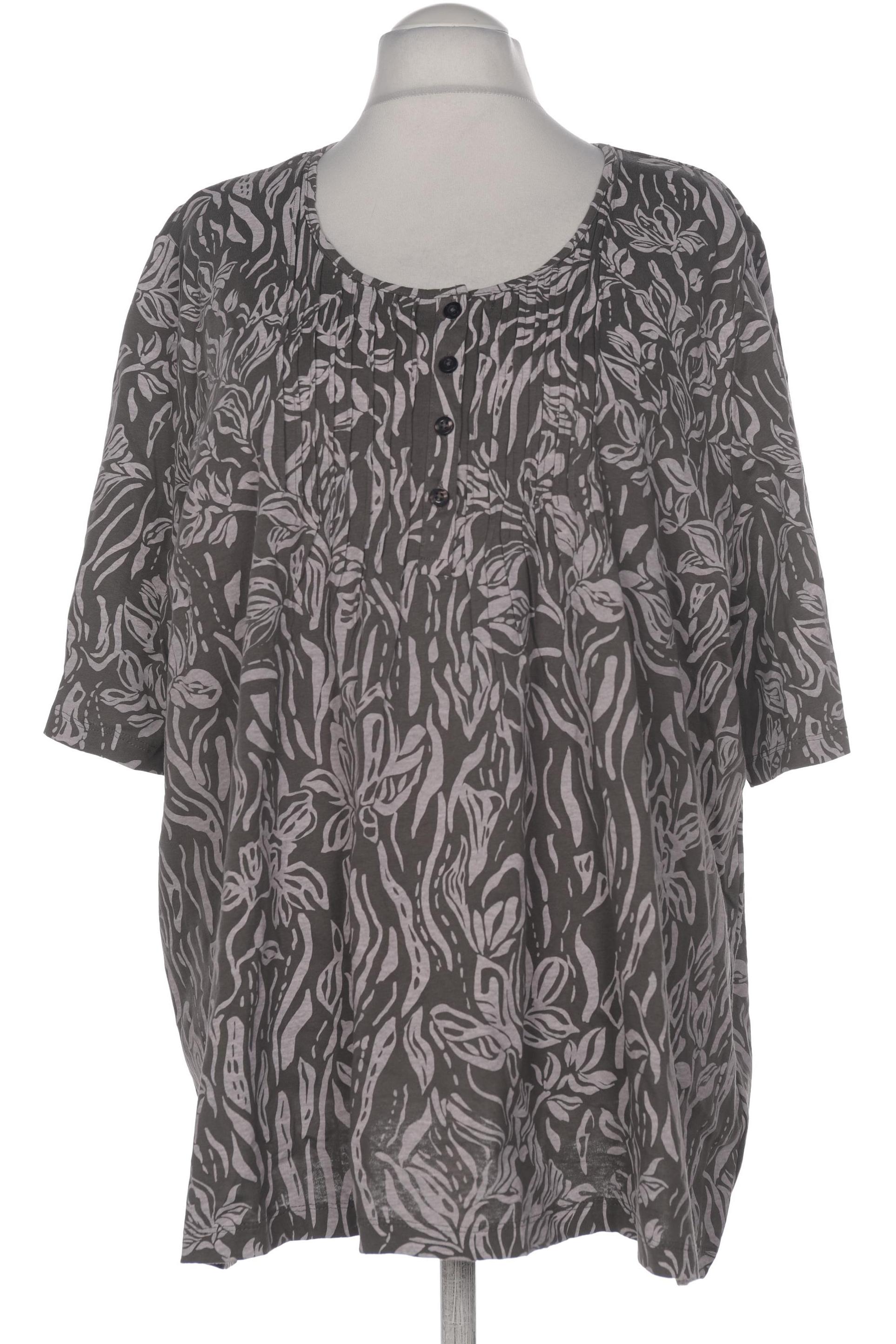 

Pure by Ulla Popken Damen Bluse, grün, Gr. 54