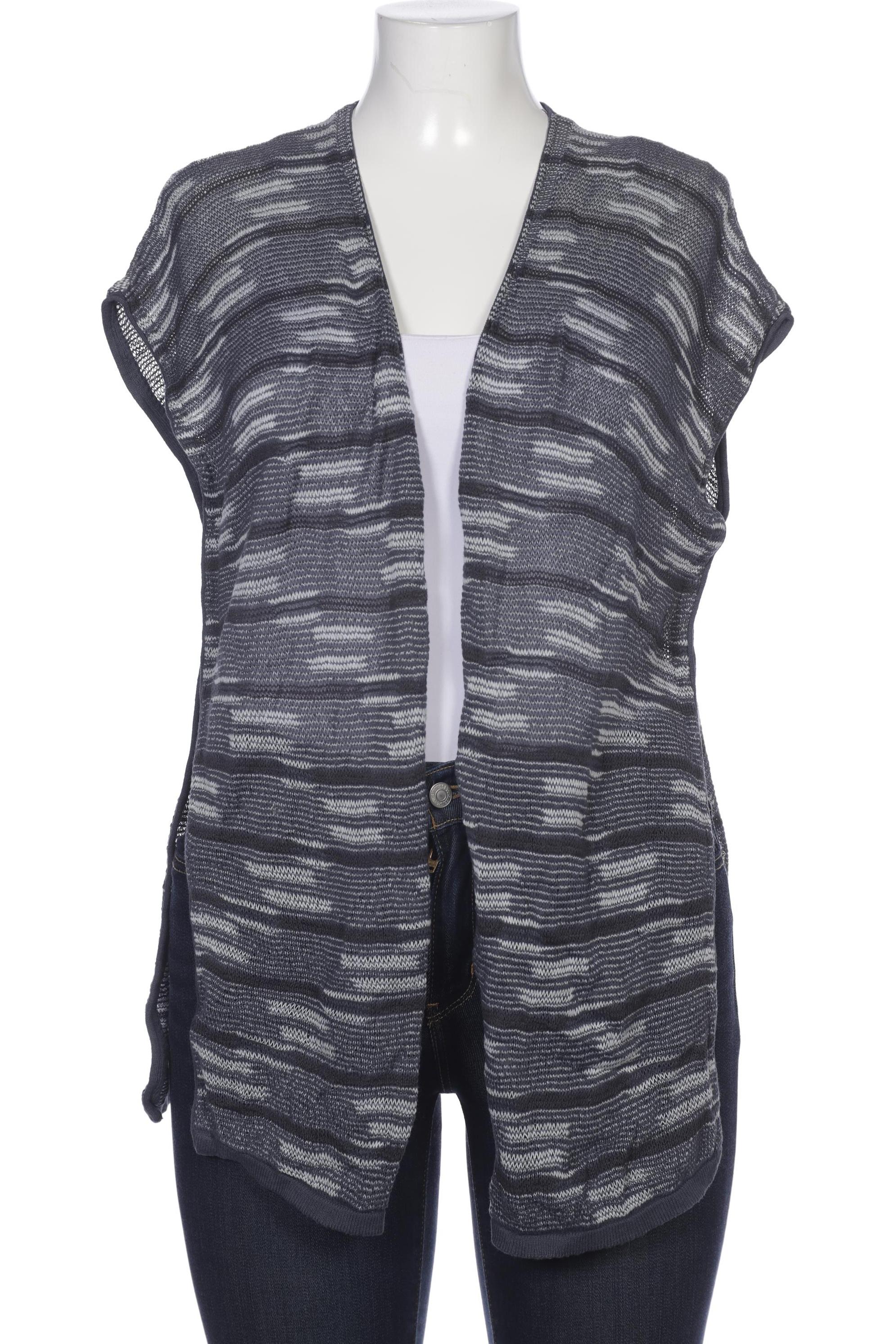 

Pure by Ulla Popken Damen Strickjacke, blau, Gr. 46