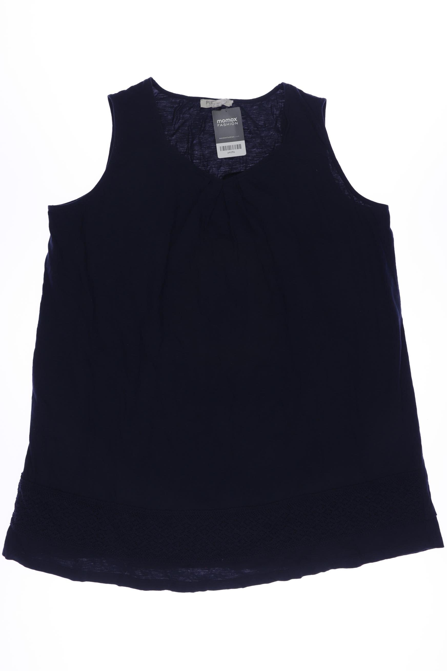 

Pure by Ulla Popken Damen Top, marineblau, Gr. 50