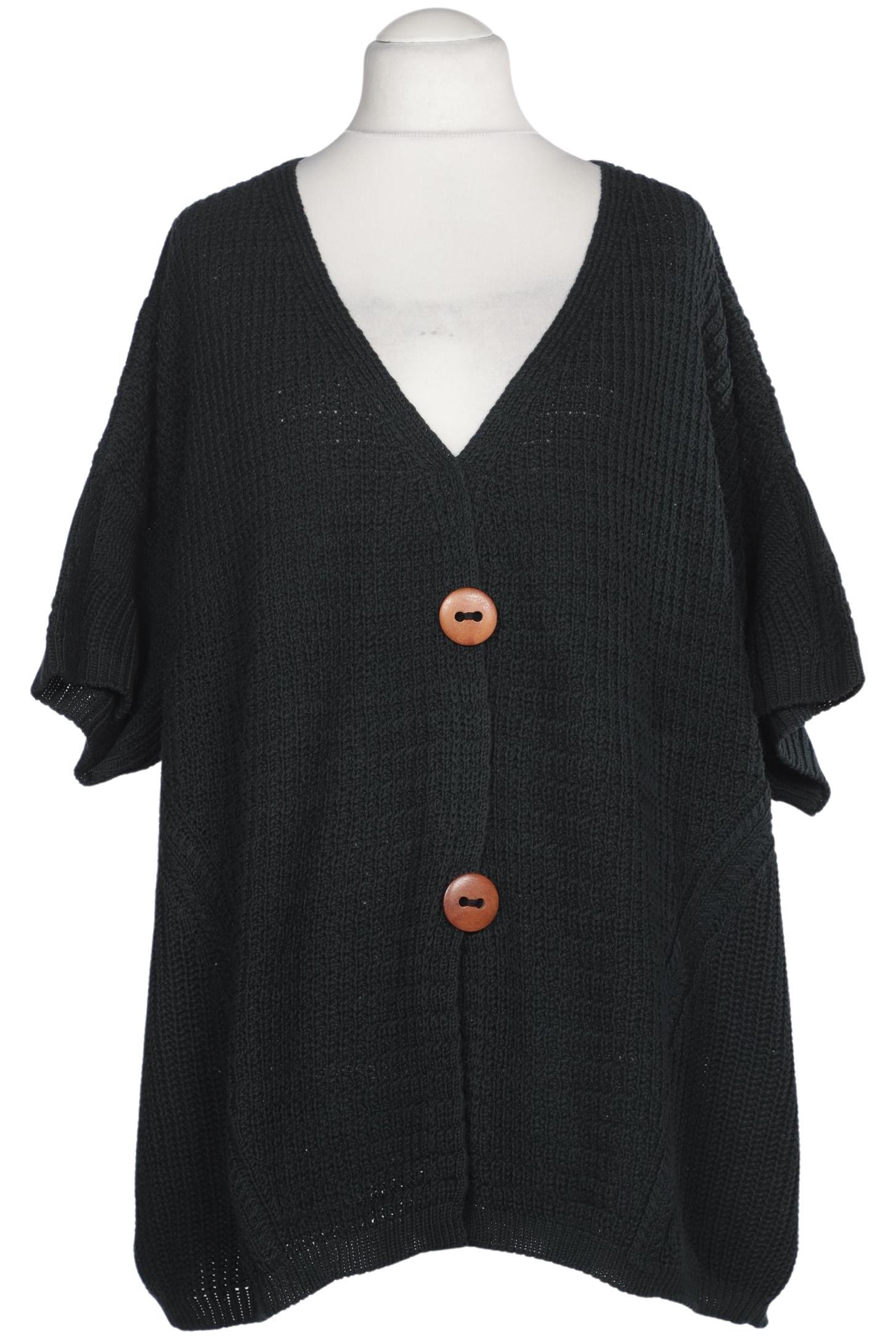 

Pure by Ulla Popken Damen Strickjacke, schwarz, Gr. 54