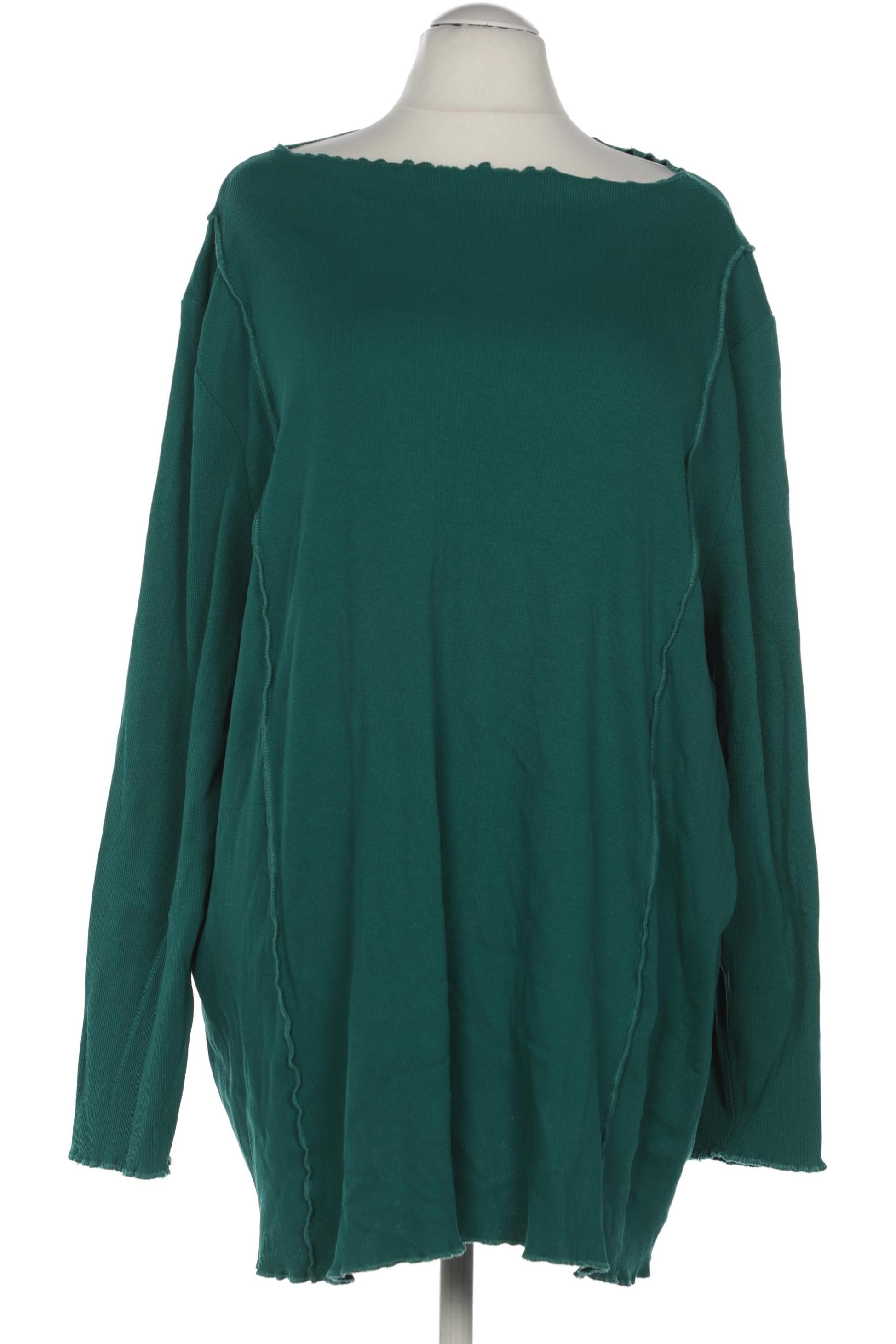 

Pure by Ulla Popken Damen Langarmshirt, grün, Gr. 58
