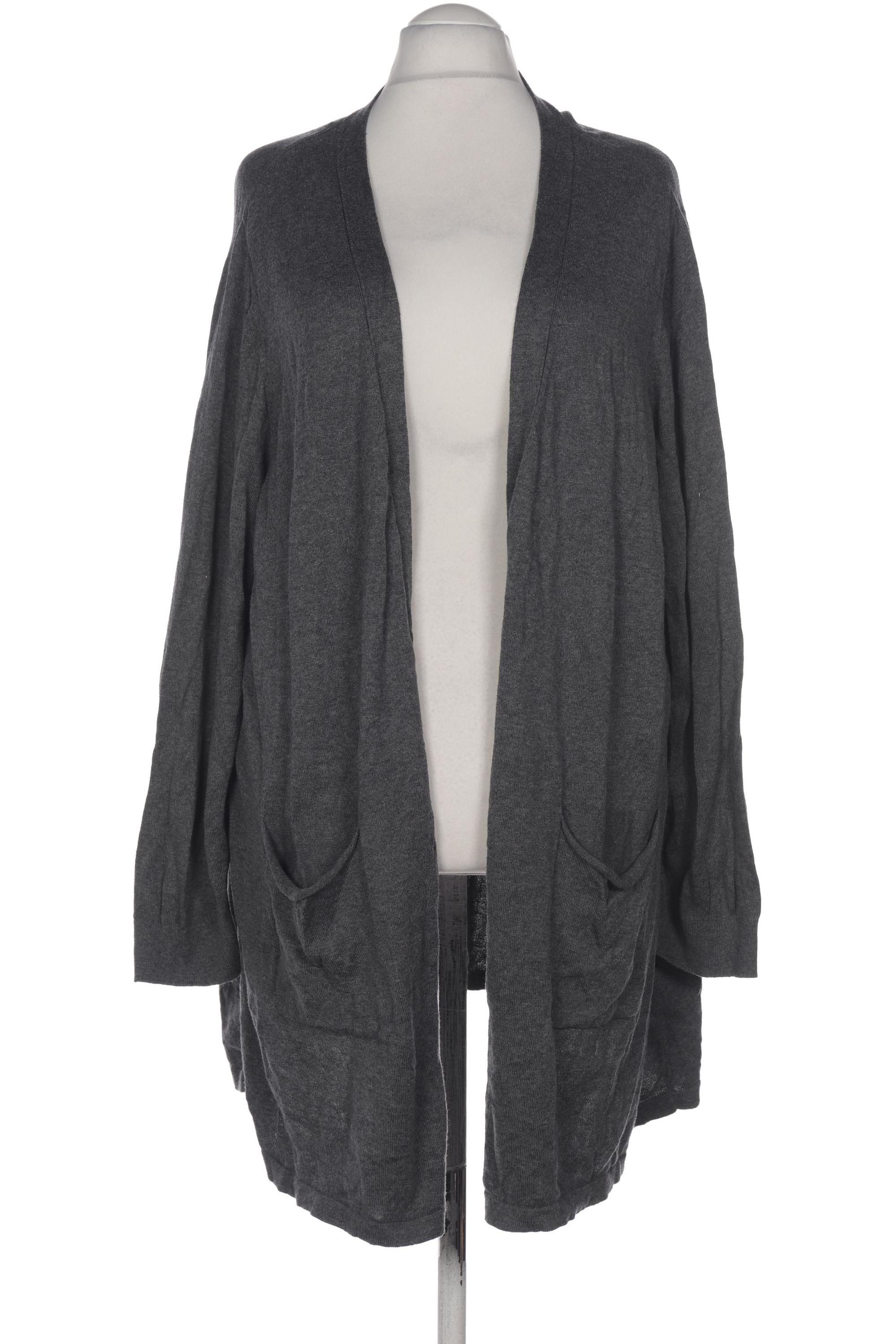 

Pure by Ulla Popken Damen Strickjacke, grau, Gr. 54