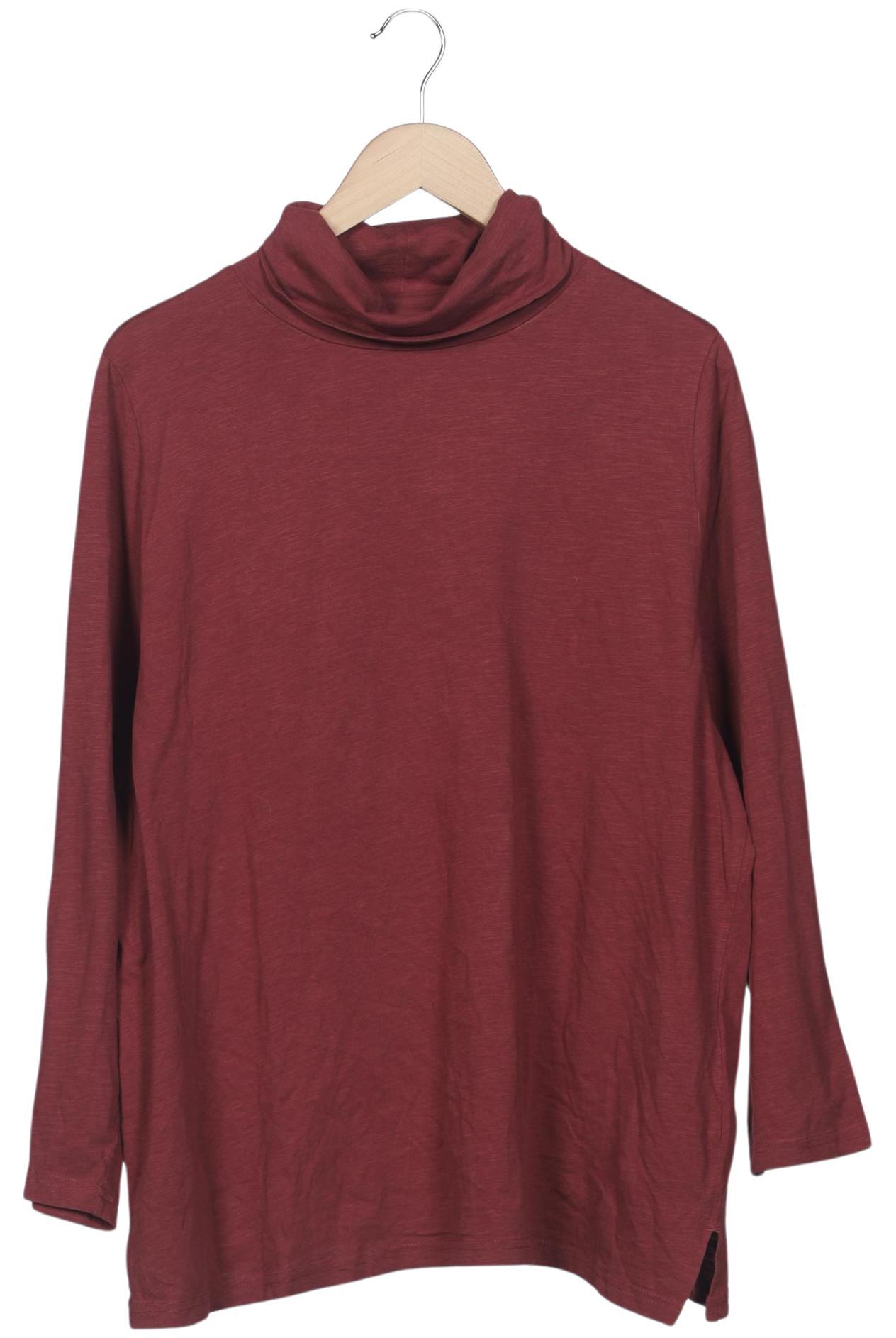 

Pure by Ulla Popken Damen Langarmshirt, bordeaux, Gr. 50