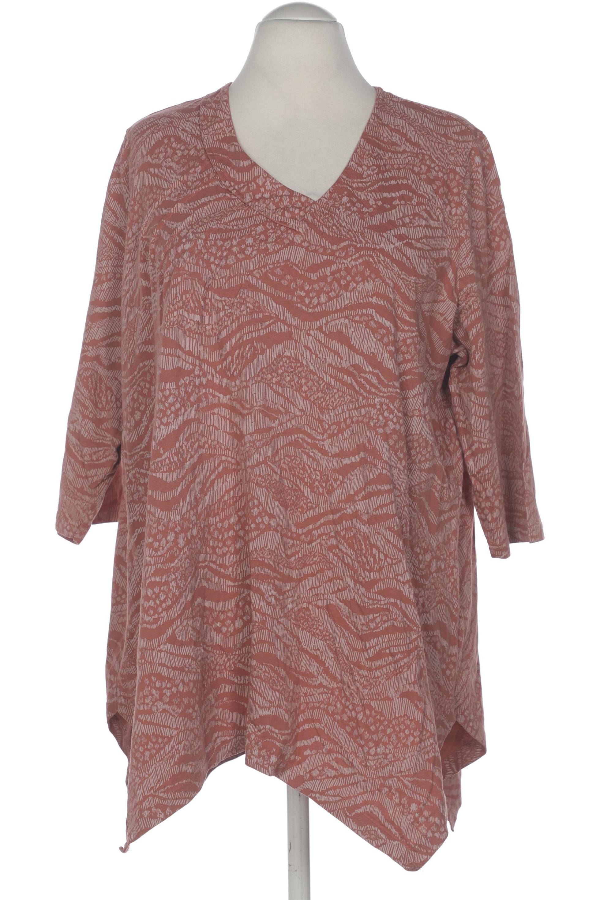 Thumbnail - Pure by Ulla Popken Damen Langarmshirt, orange, Gr. 52
