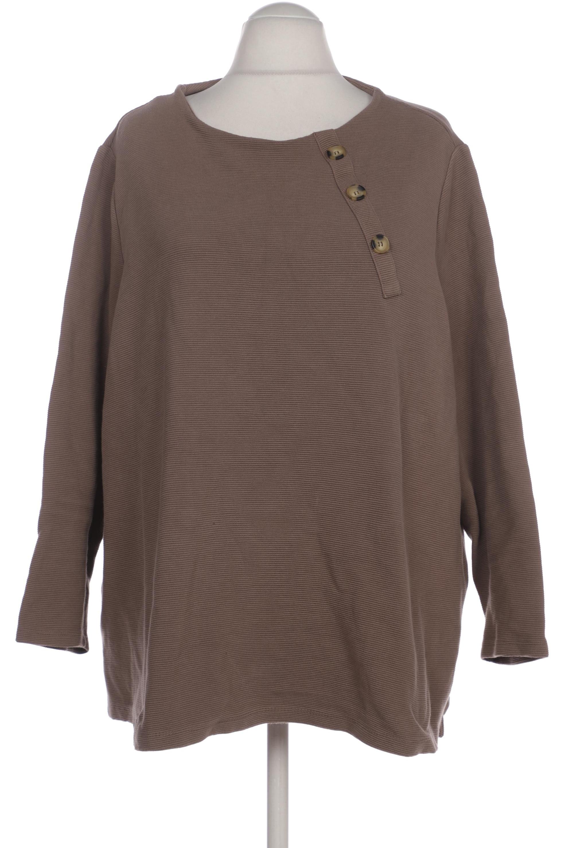 

Pure by Ulla Popken Damen Sweatshirt, braun, Gr. 54