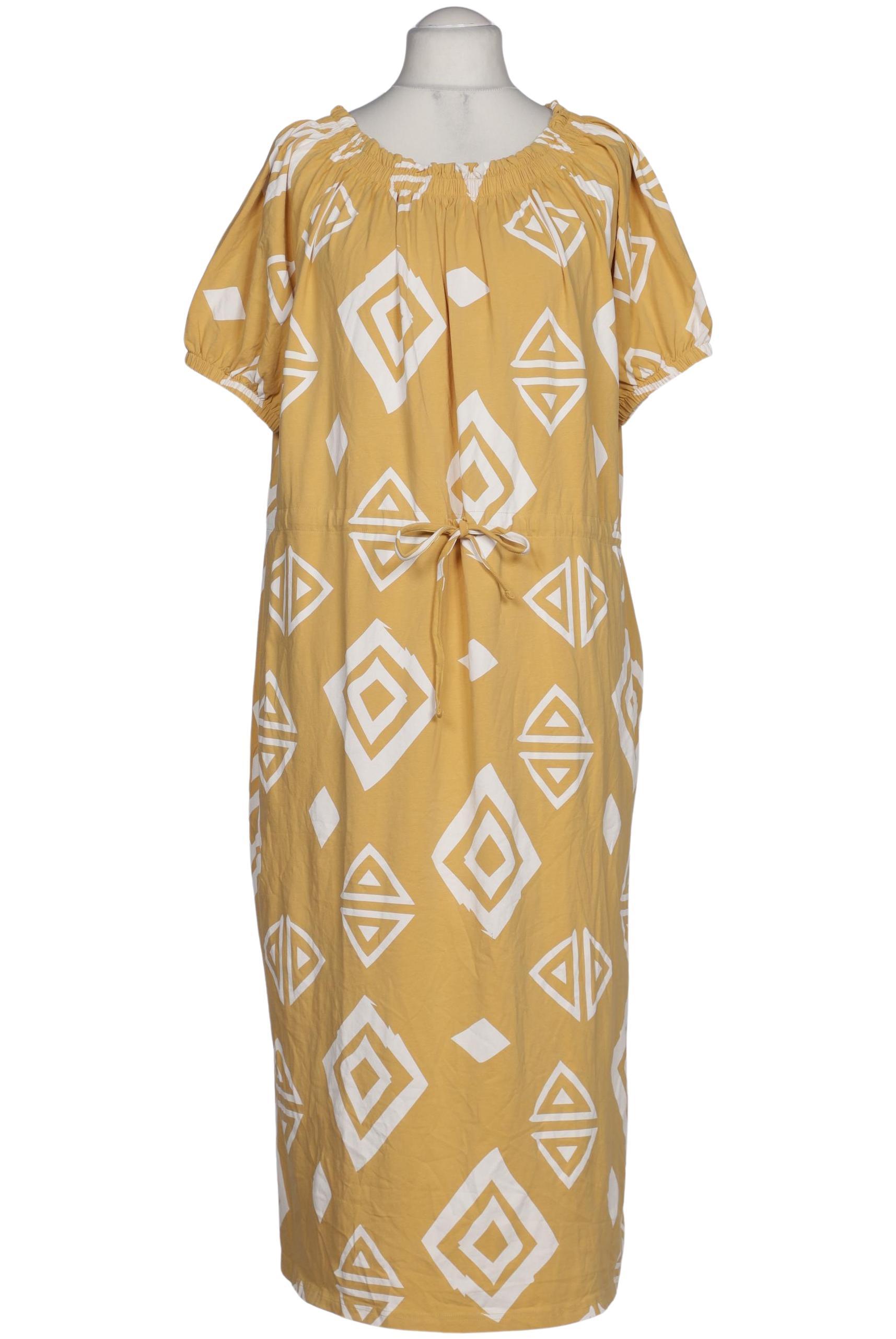 

Pure by Ulla Popken Damen Kleid, gelb, Gr. 46