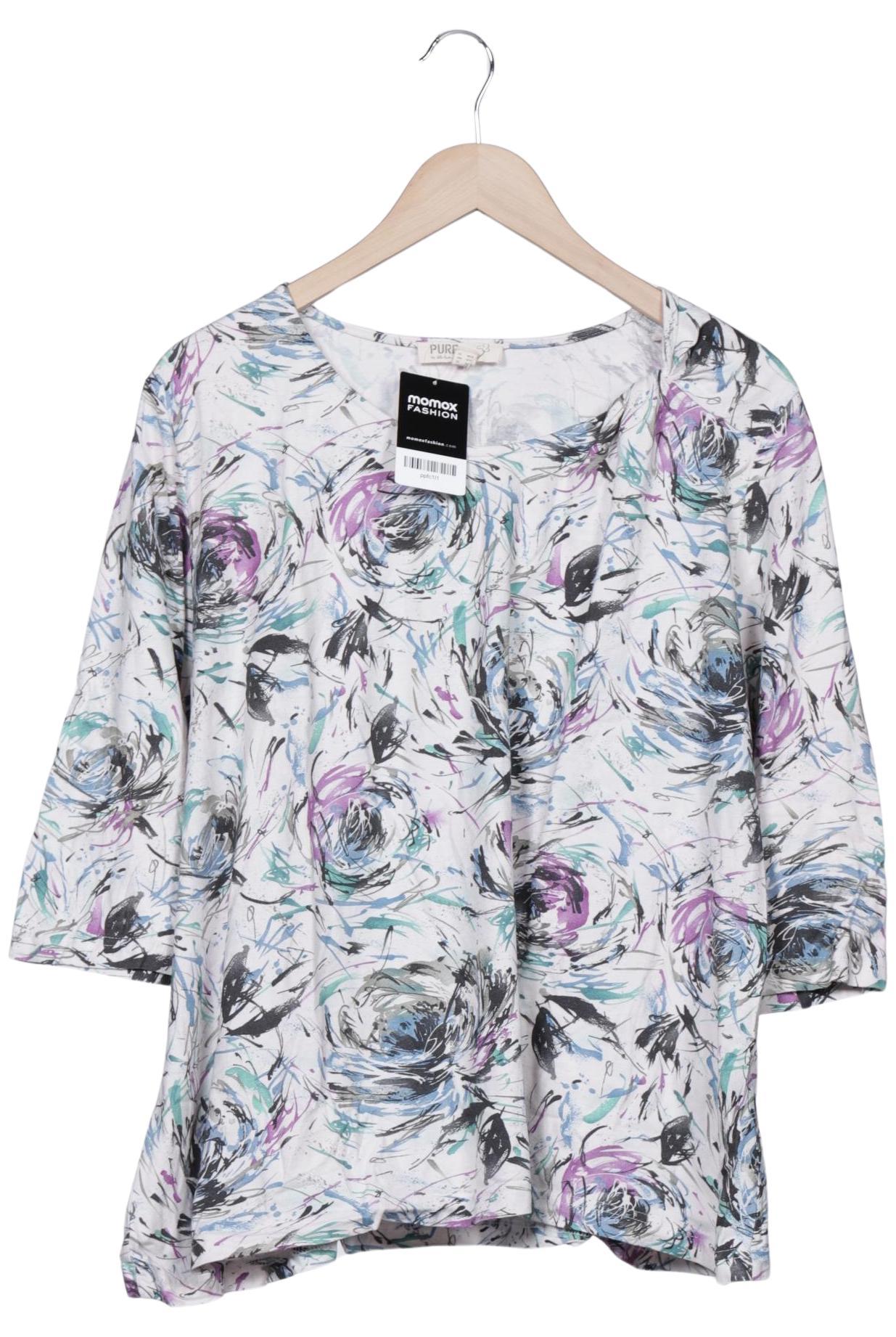 

Pure by Ulla Popken Damen T-Shirt, weiß, Gr. 46