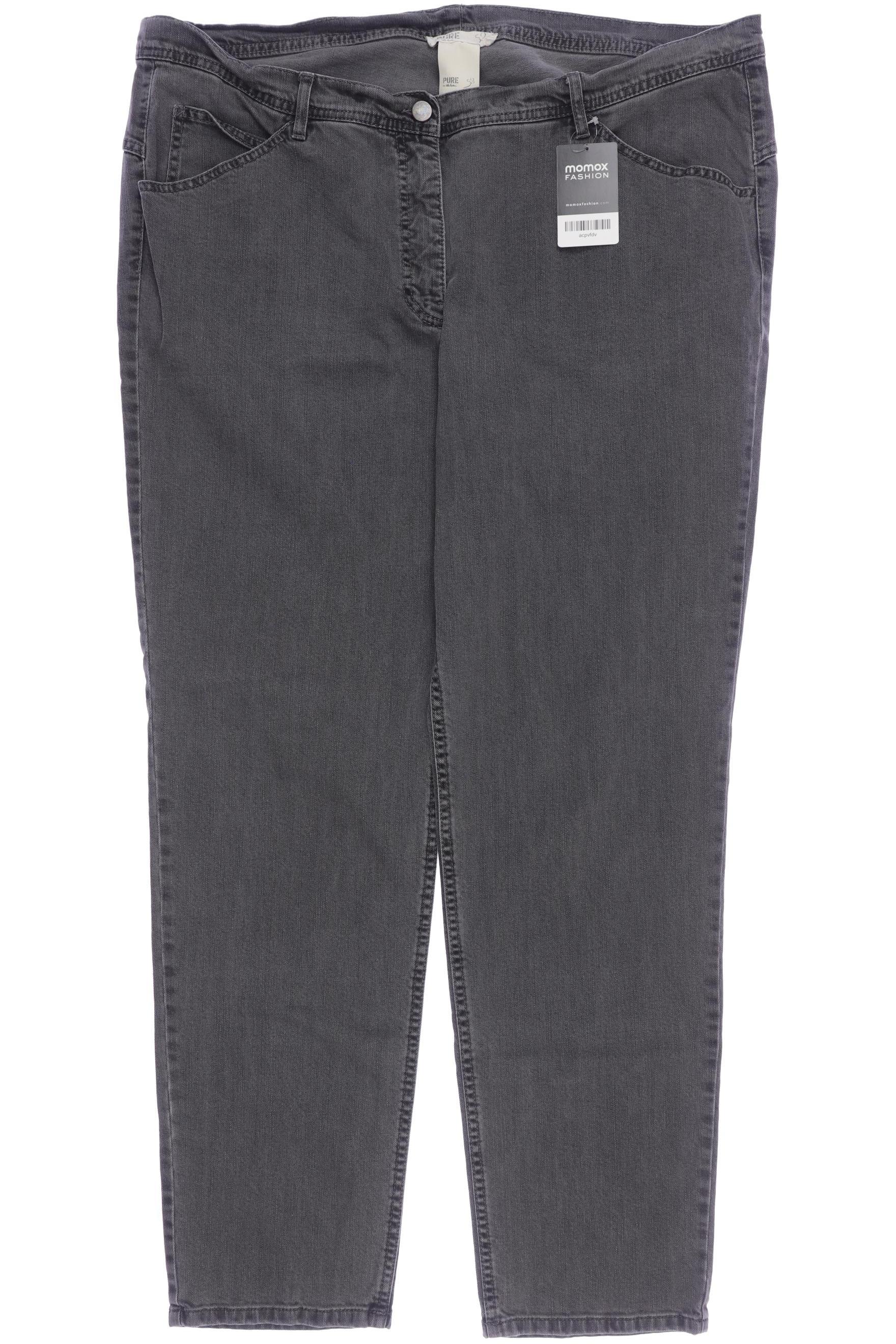 Thumbnail - Pure by Ulla Popken Damen Jeans, grau, Gr. 50