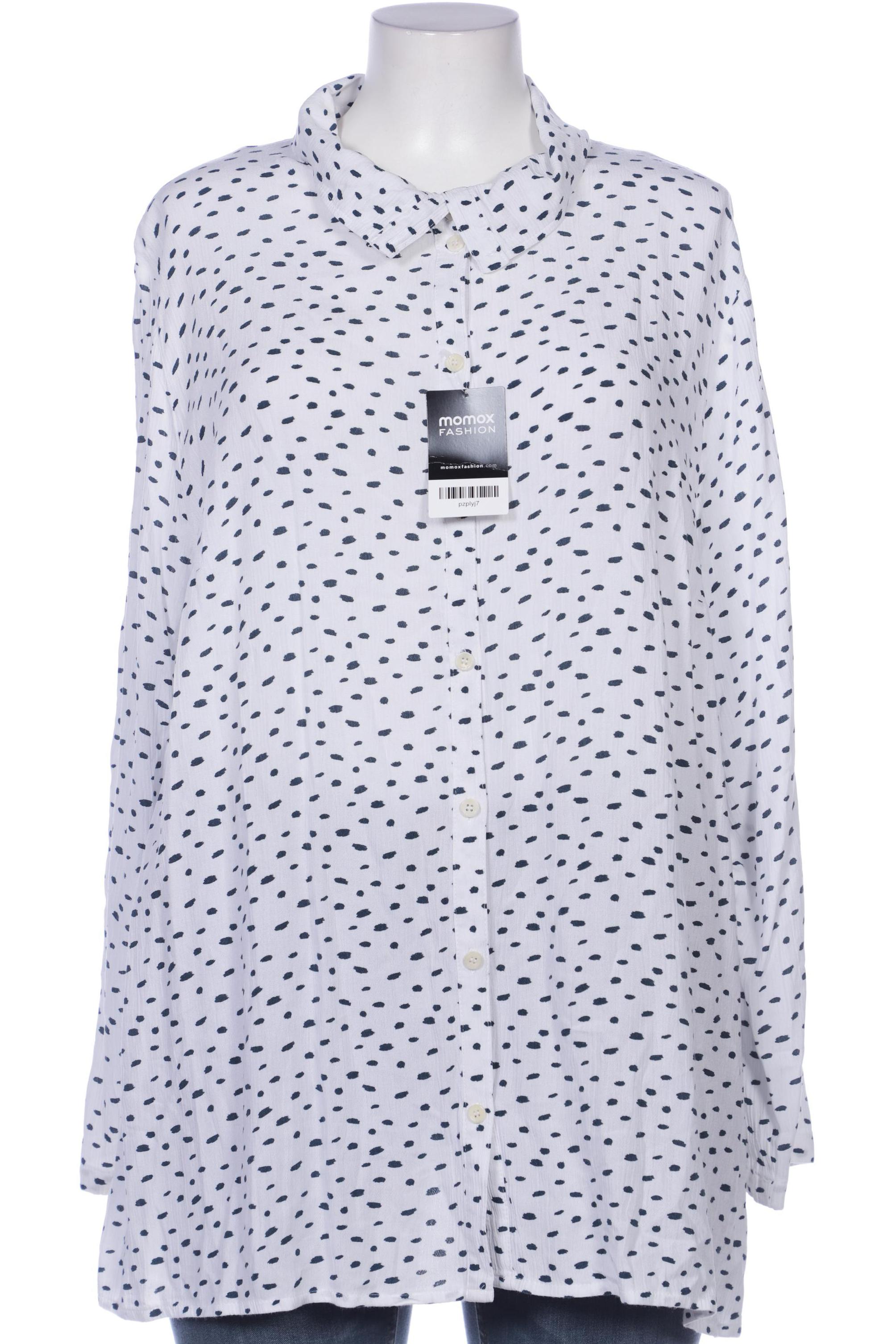 

Pure by Ulla Popken Damen Bluse, weiß, Gr. 46